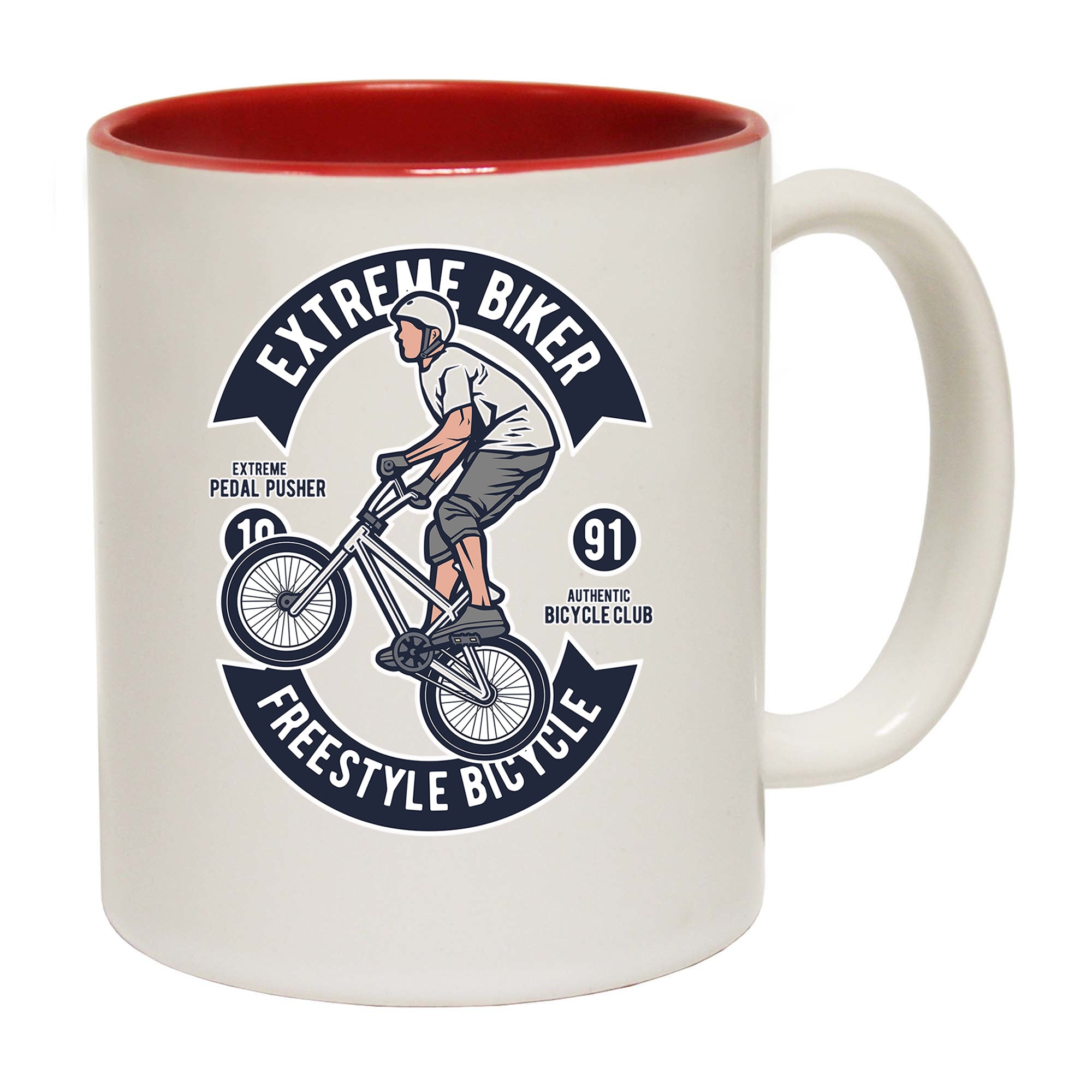 Extreme Bike Freestyle Bicycle - Funny Coffee Mug