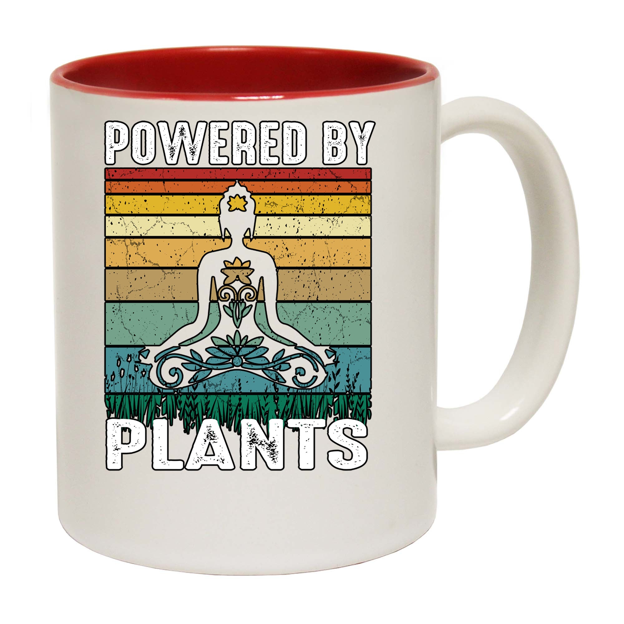 Vegan Powered By Plants - Funny Coffee Mug