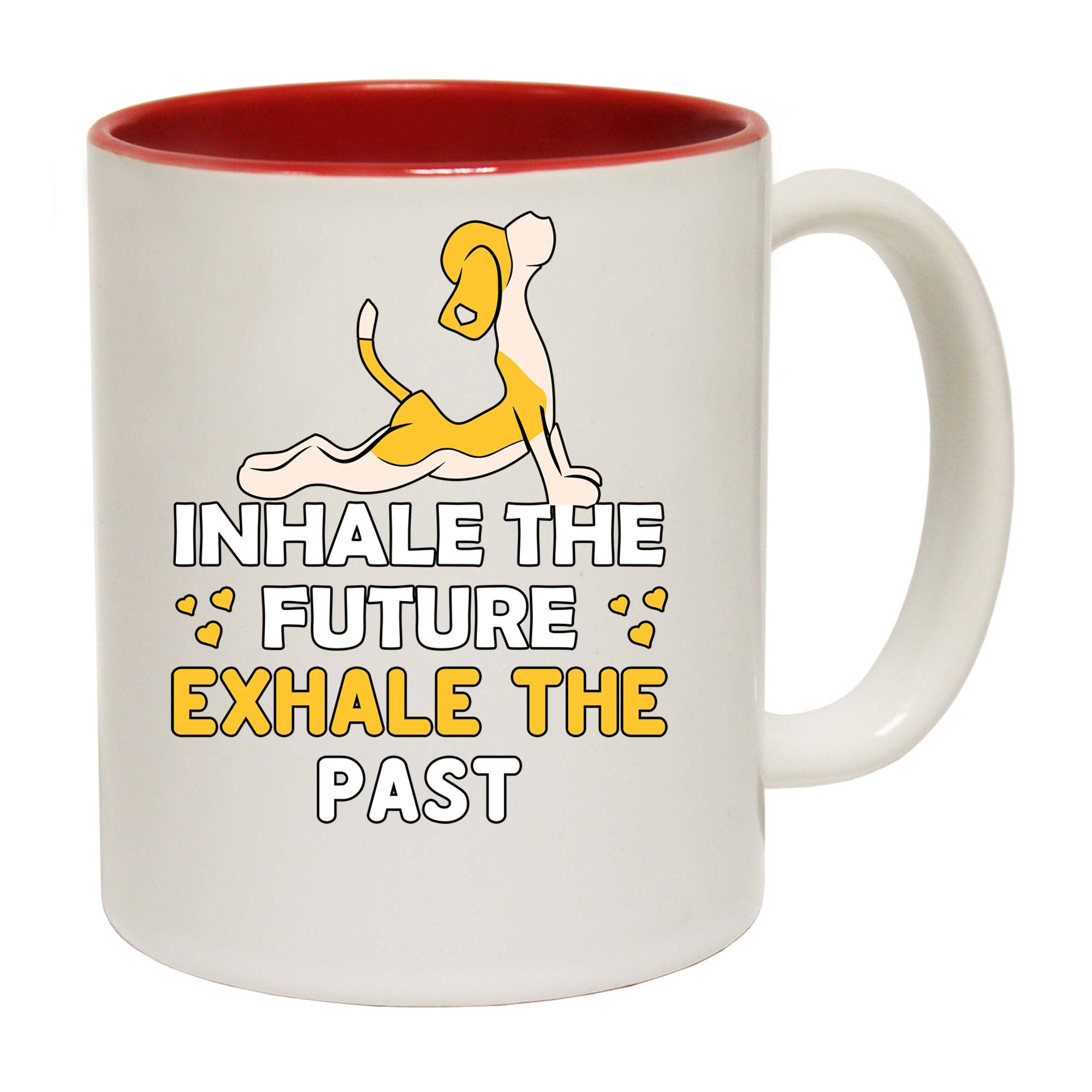 Inhale The Future Exhale The Past Yoga - Funny Coffee Mug
