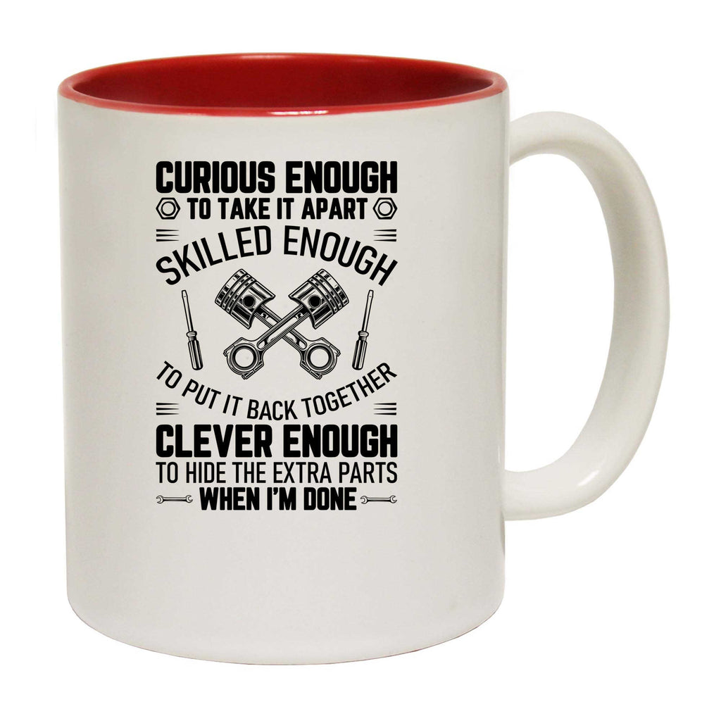 Curious Skilled And Clever Funny Car Auto Truck Mechanic - Funny Coffee Mug
