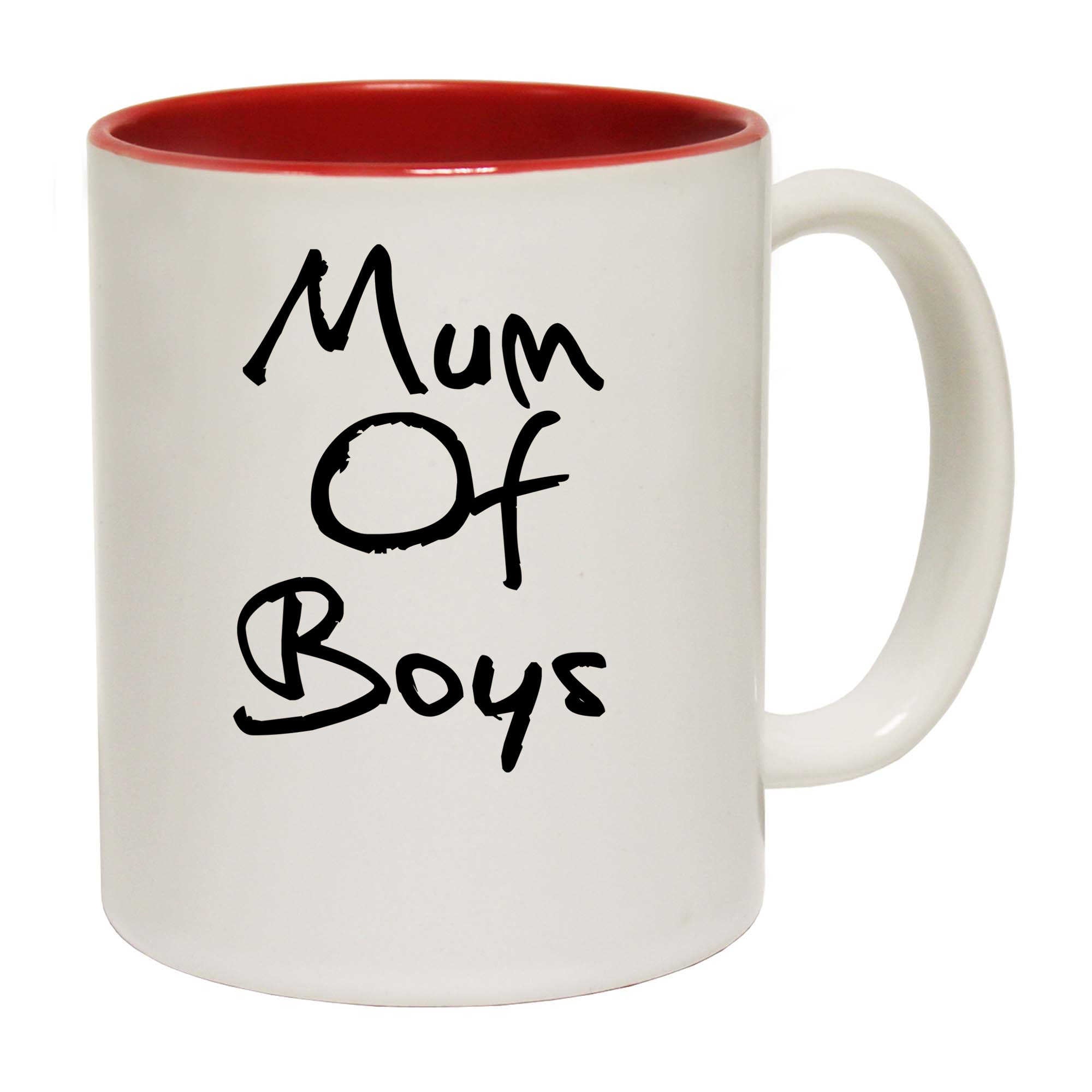 Mum Of Boys Mother Mothers Day - Funny Coffee Mug
