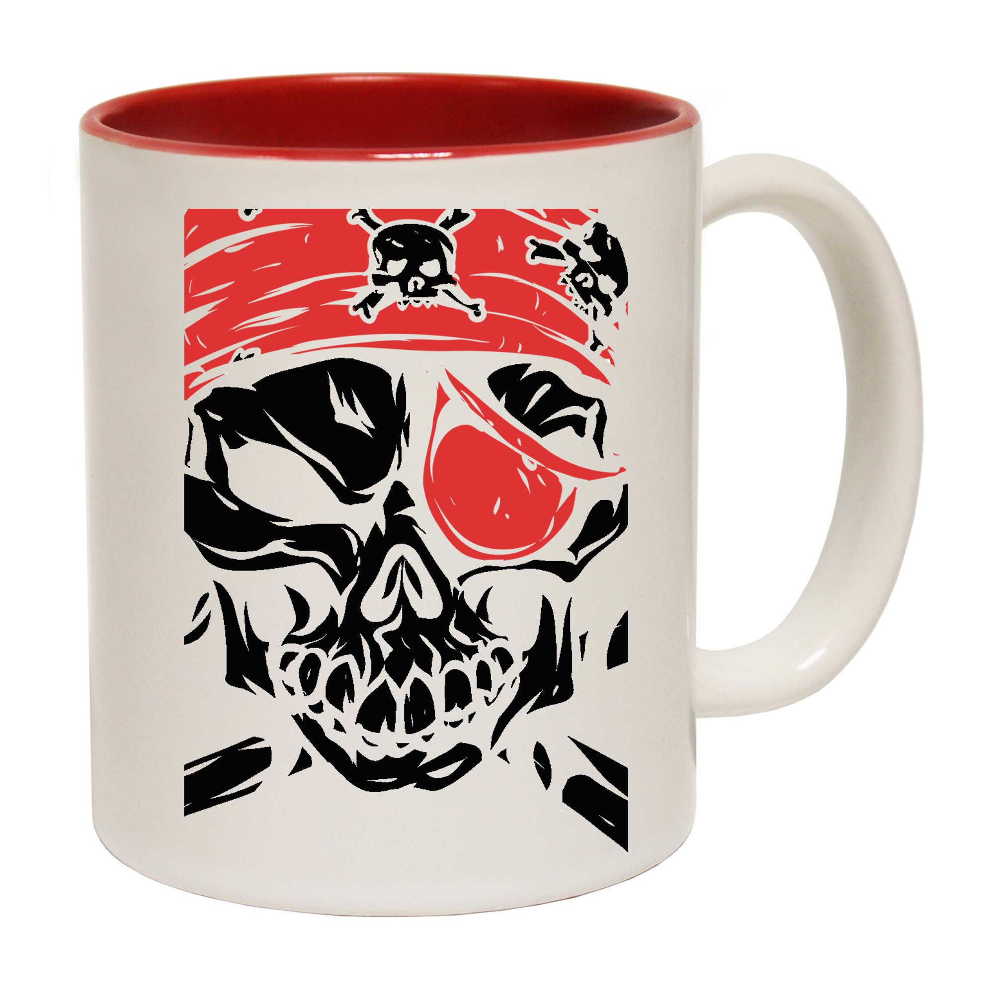 Pirate Skull Fashion - Funny Coffee Mug