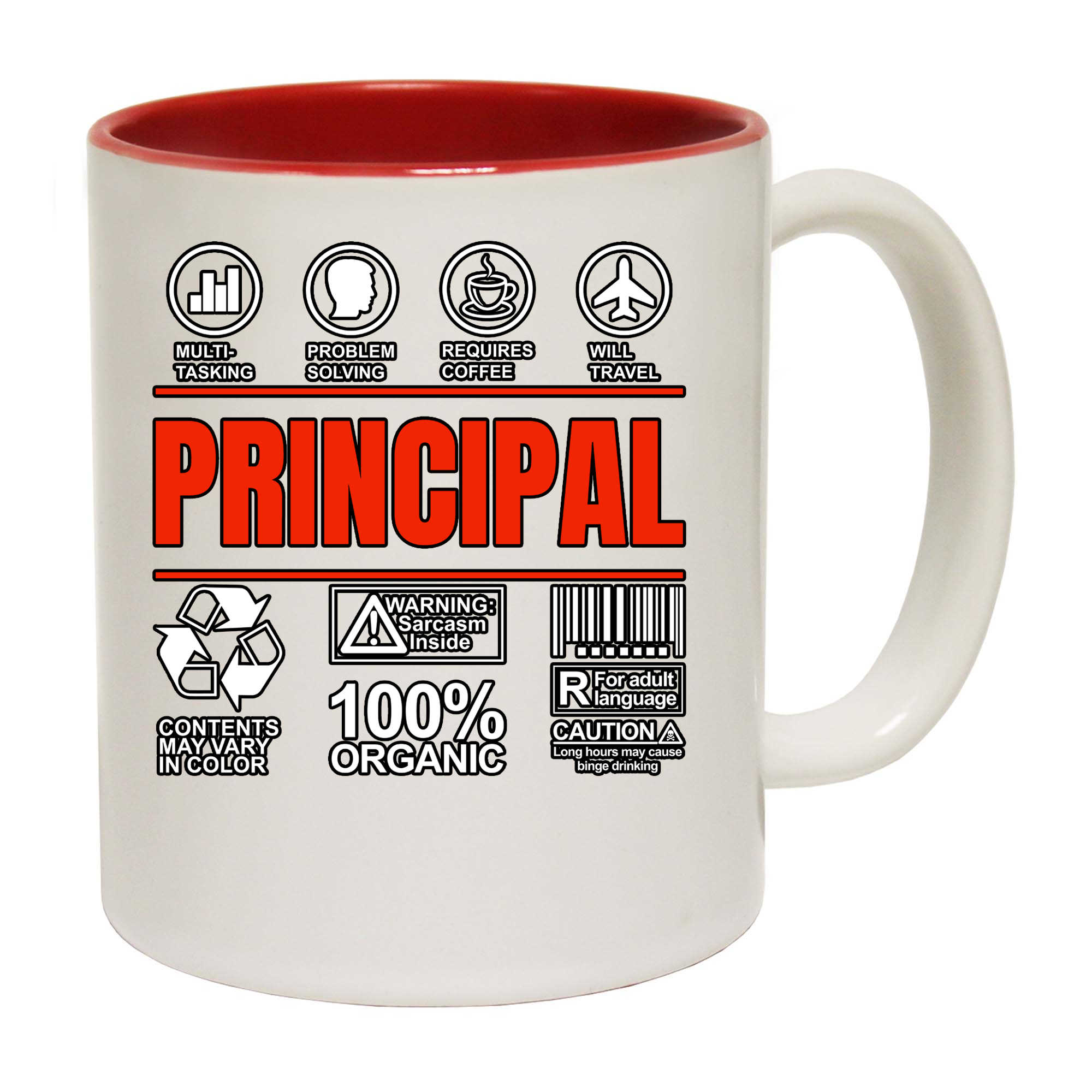Principal School Teacher Sarcastic Humour - Funny Coffee Mug