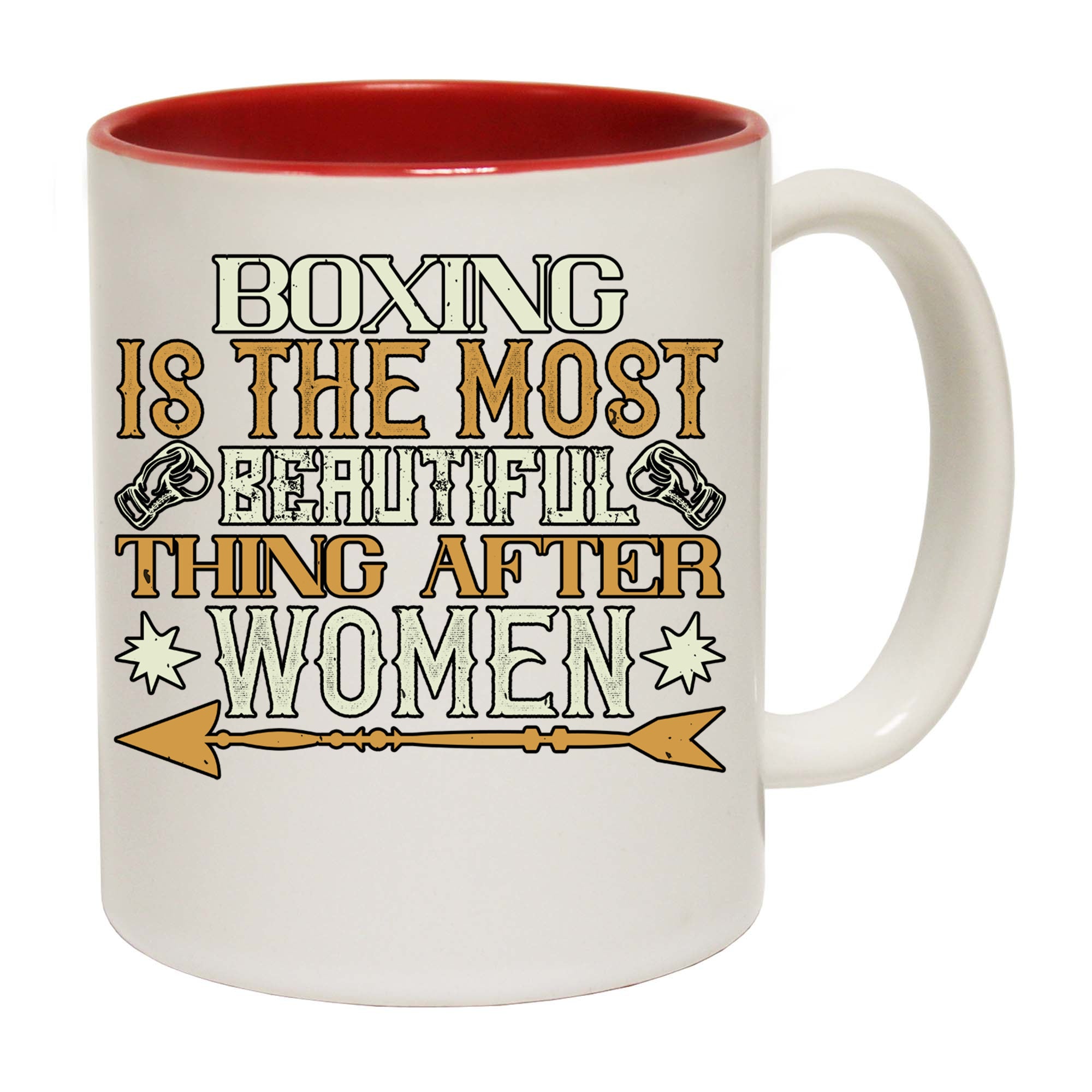 Boxing The Most Beautiful Thing After Women - Funny Coffee Mug