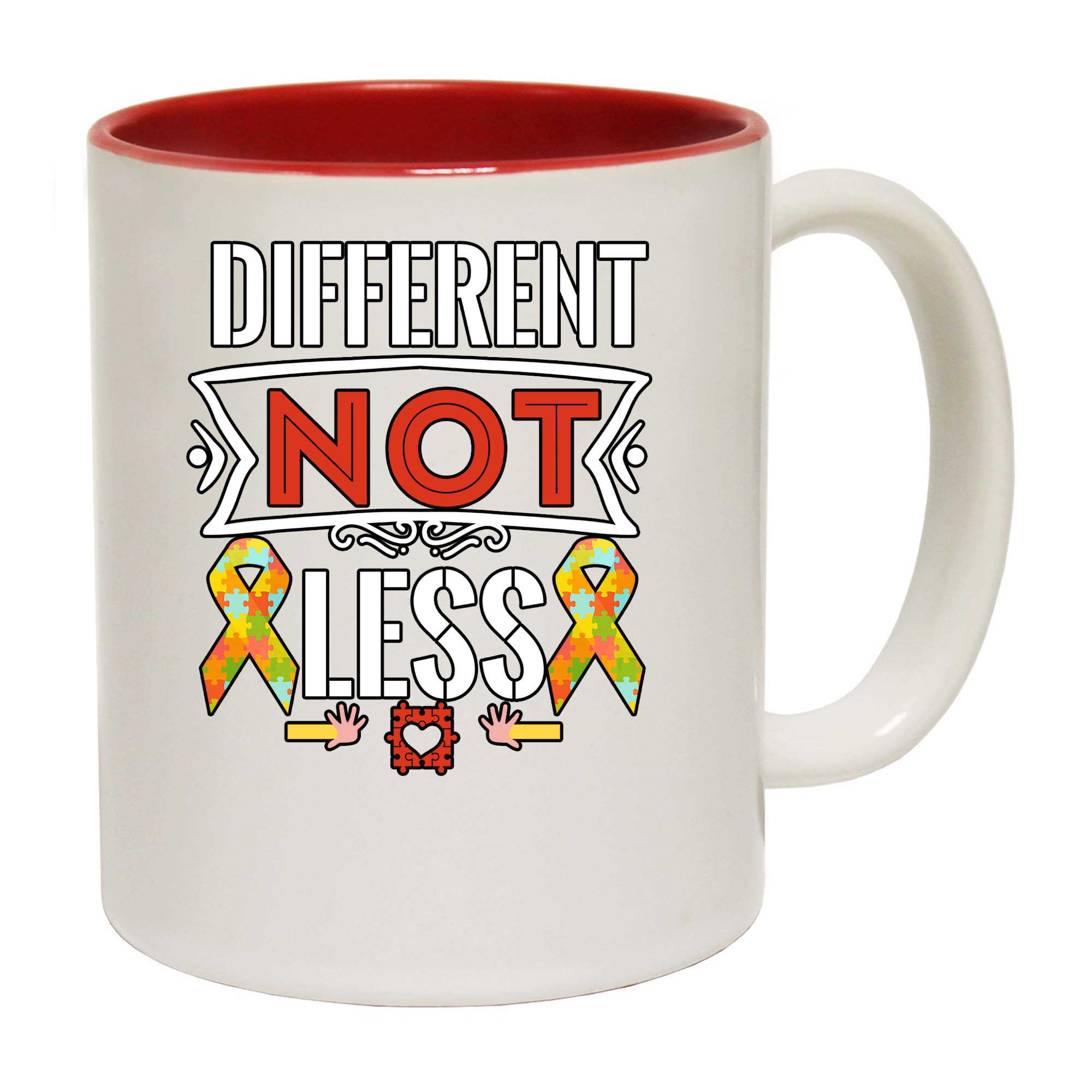 Different Not Less Autism - Funny Coffee Mug