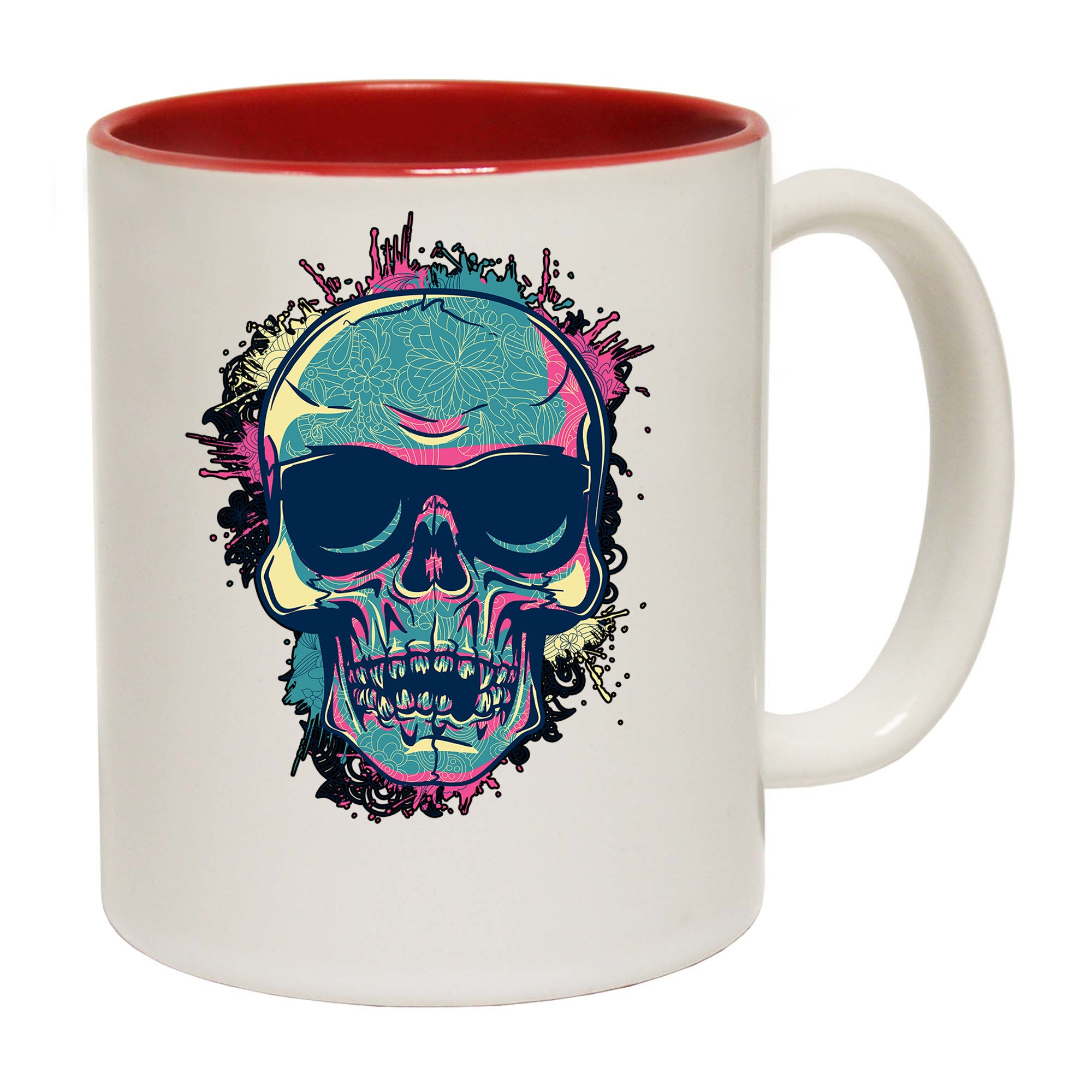 Retro Skull - Funny Coffee Mug