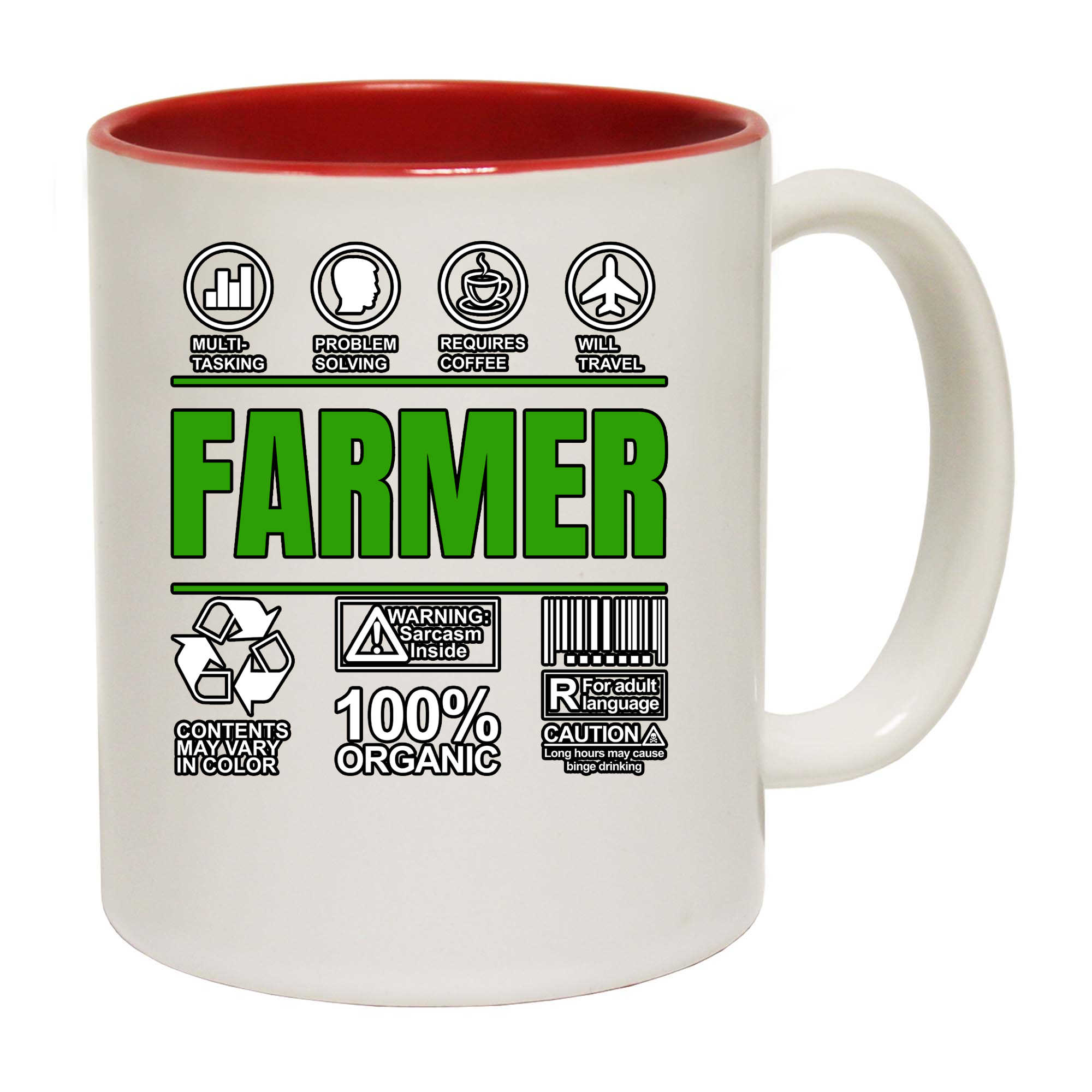 Farmer Sarcastic Humour - Funny Coffee Mug