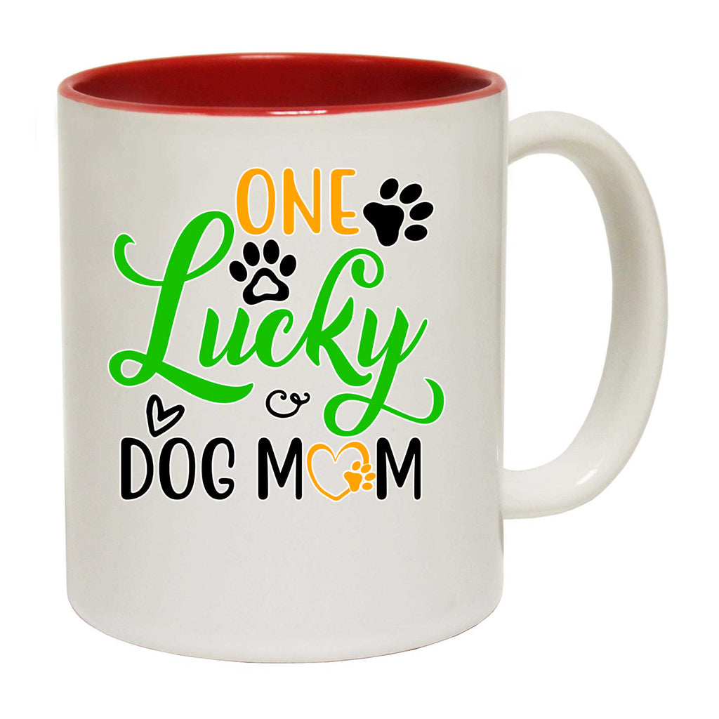 One Lucky Dog Mum Puppy Trainer - Funny Coffee Mug