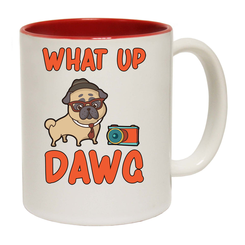 Whats Up Dawg Dogs Dog Pet Animal - Funny Coffee Mug