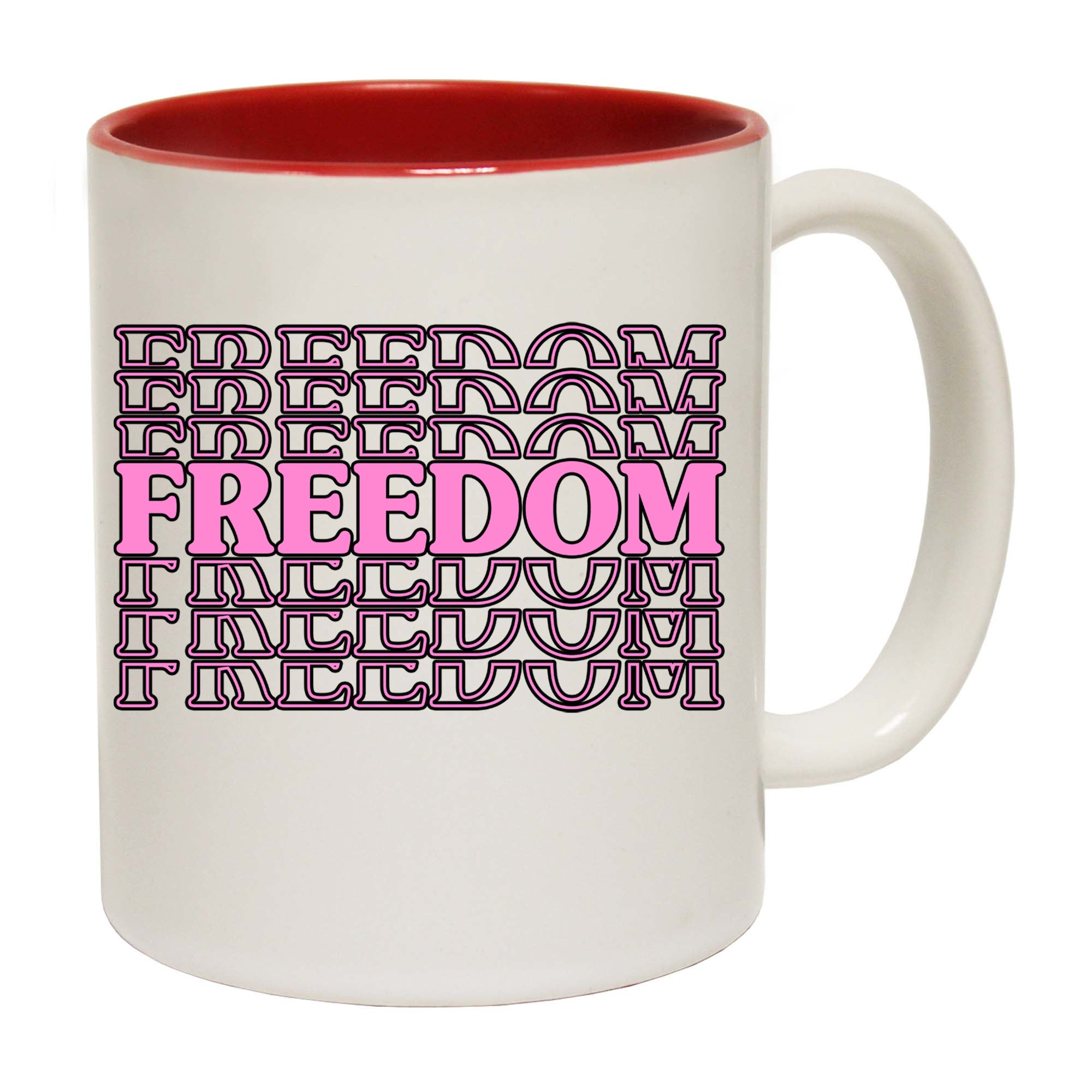 Freedom Is Earned Through Blood Sweat And Sacrifice Soilder Arm - Funny Coffee Mug