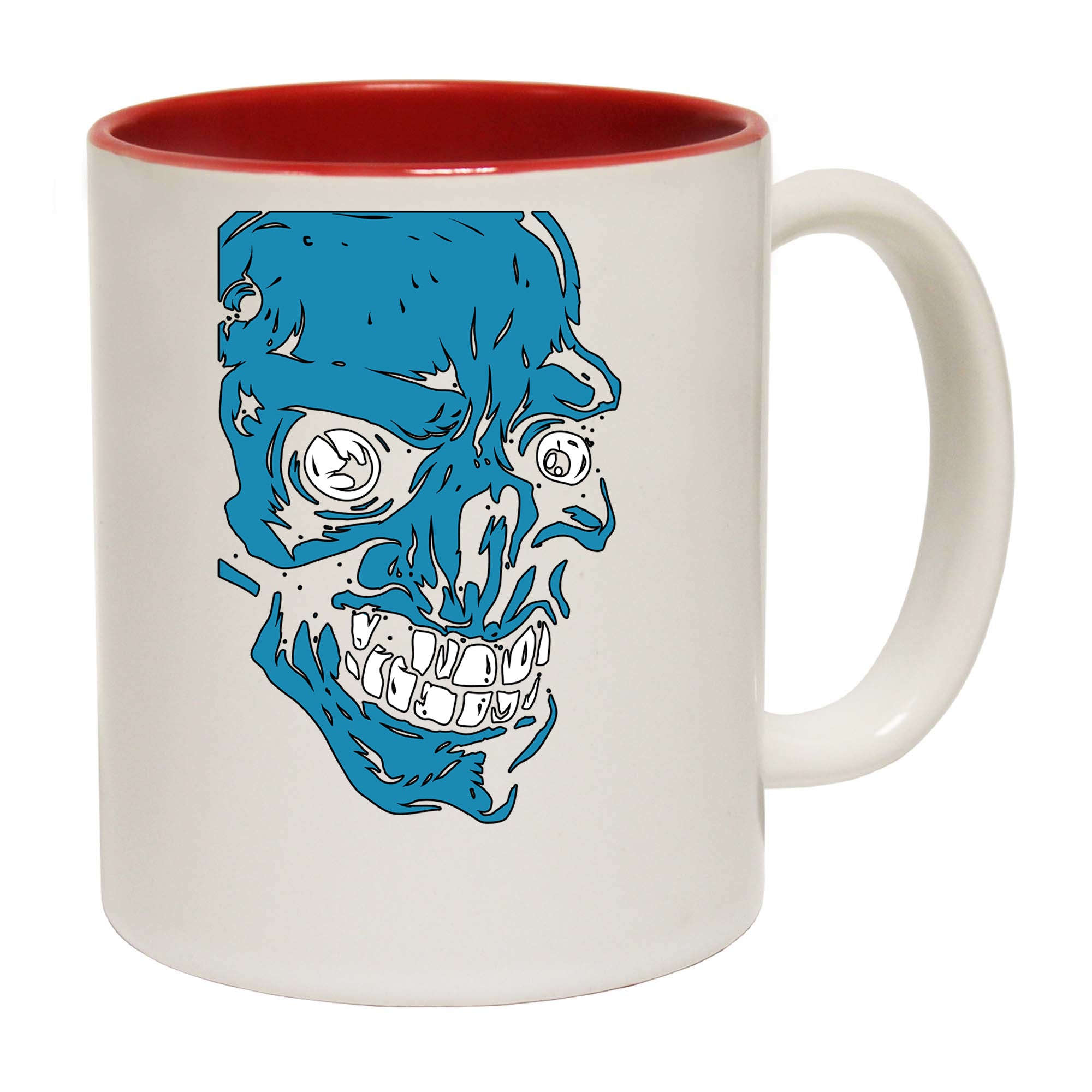 Blue Skull - Funny Coffee Mug