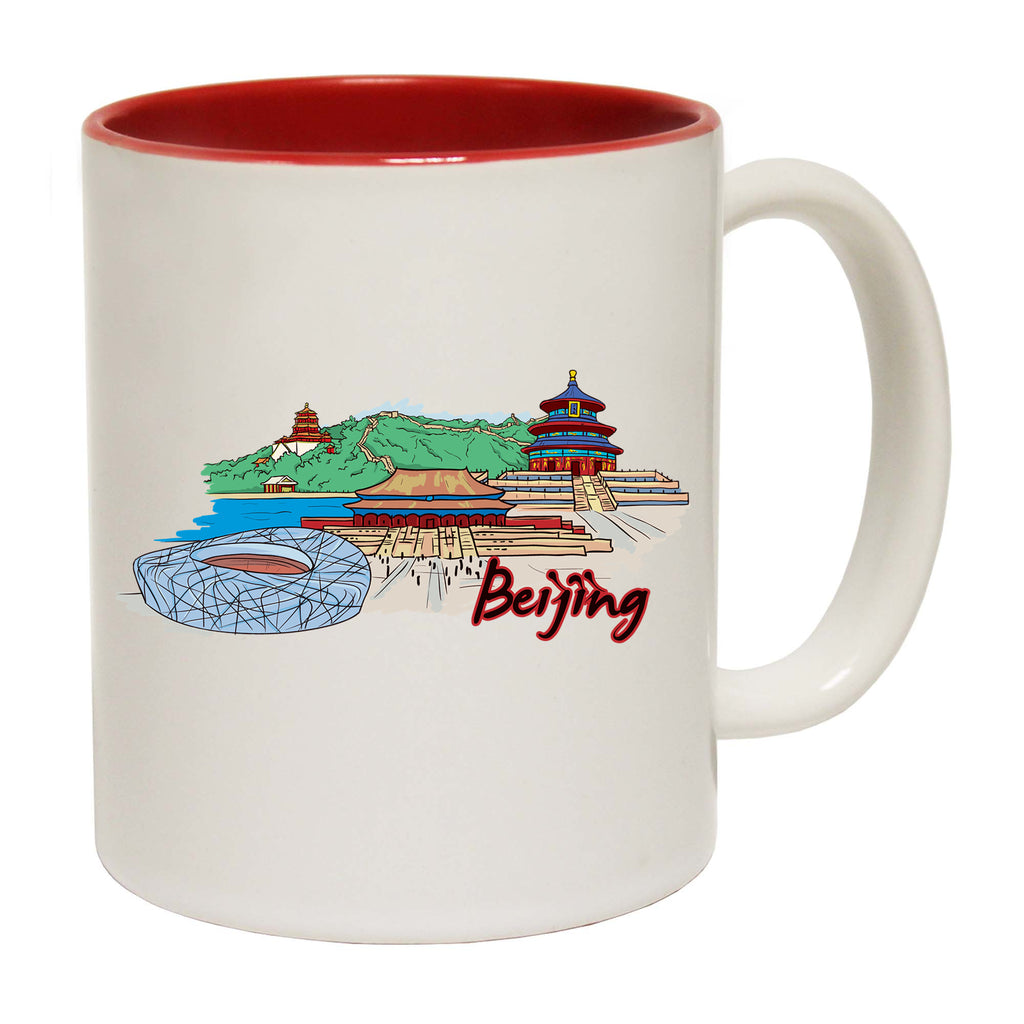 Beijing China Country Flag Destination - Funny Coffee Mug