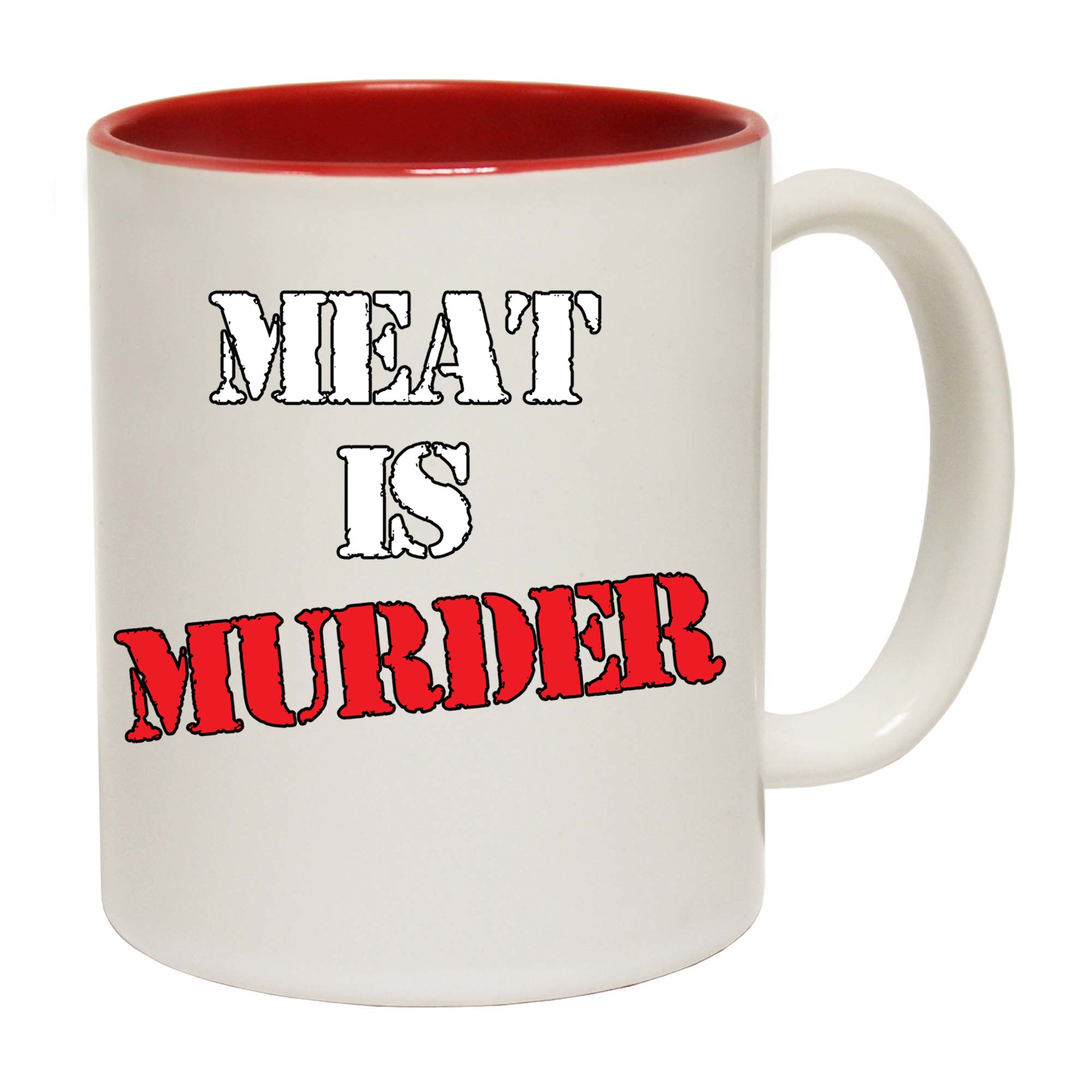 Meat Is Murder V2 Vegan - Funny Coffee Mug