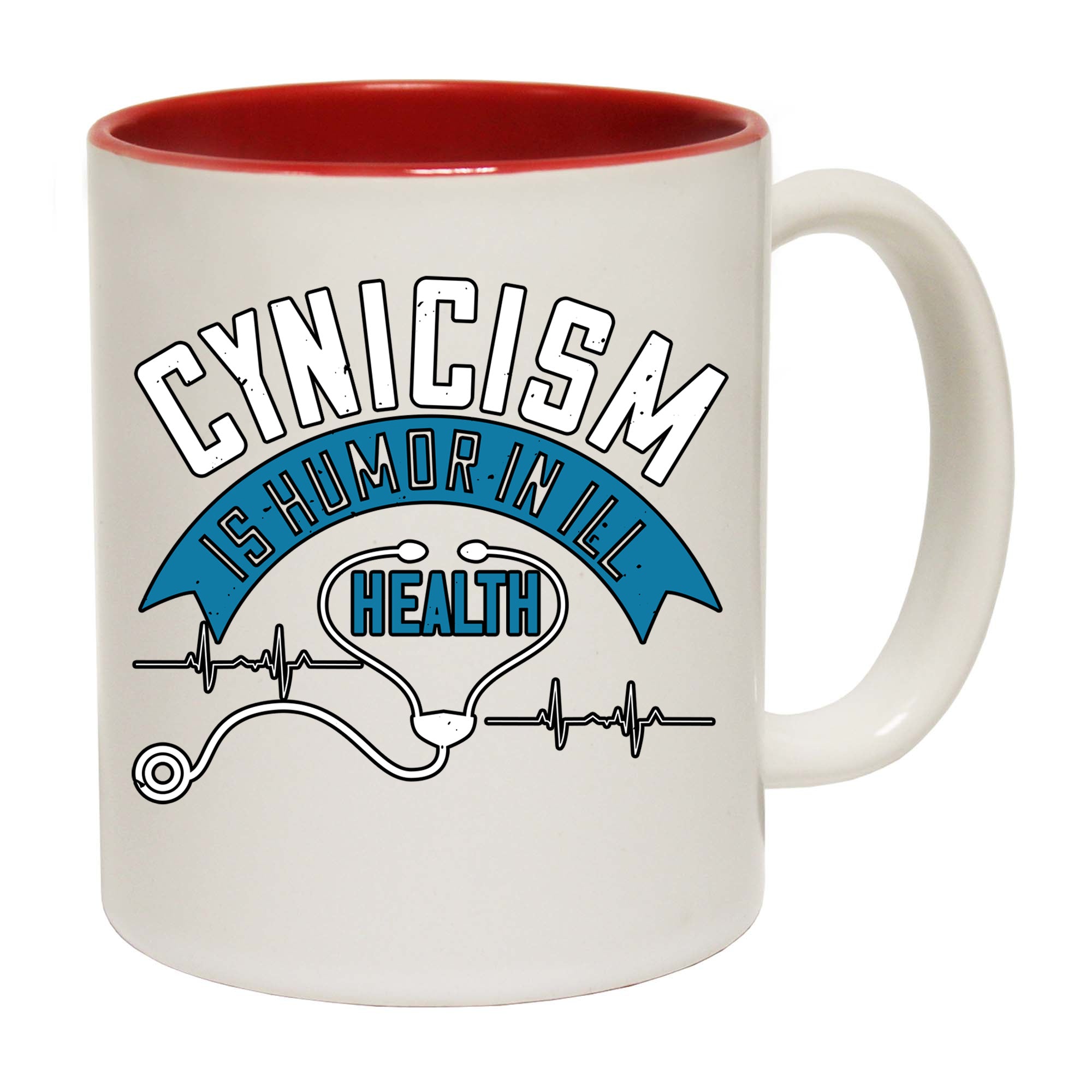 Cynicism Is Humor In Ill Health - Funny Coffee Mug
