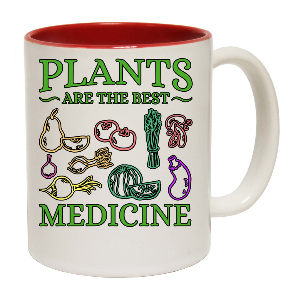 Plants Are The Best Medicine Vegan Food - Funny Coffee Mug
