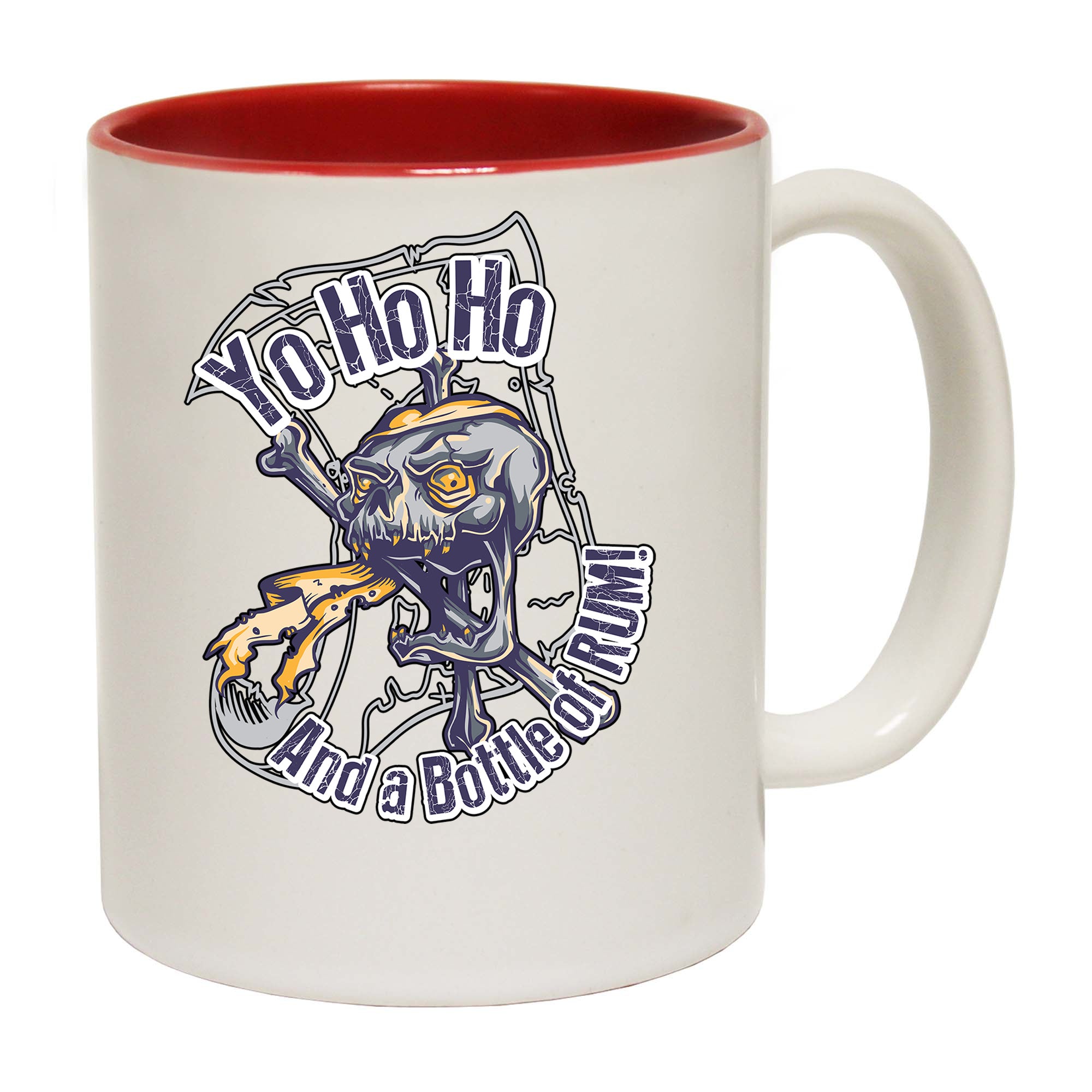 Yo Ho Ho And A Bottle Of Rum - Funny Coffee Mug