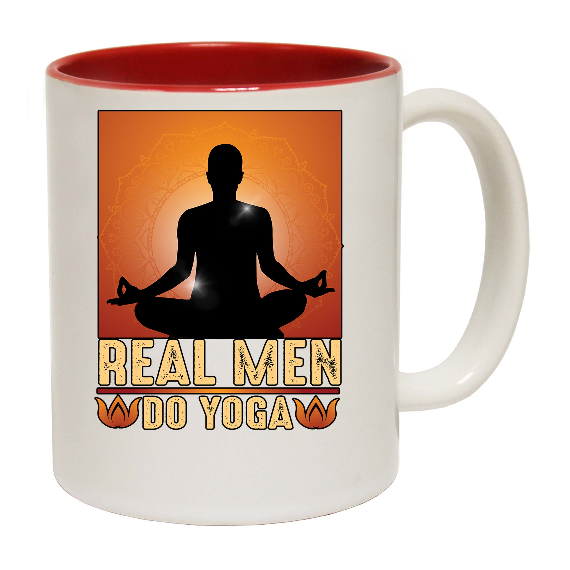Real Men Do Yoga - Funny Coffee Mug