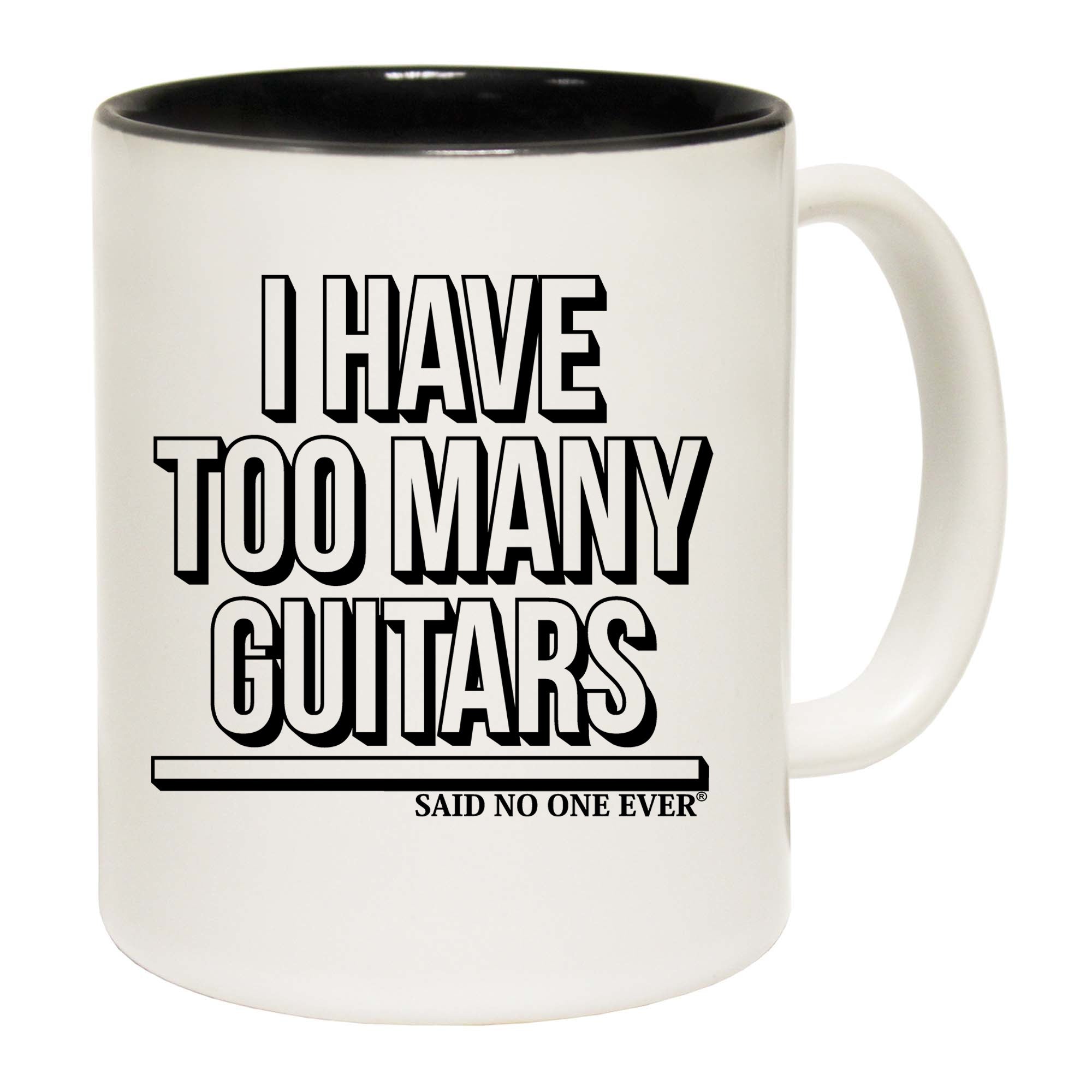 I Have Too Many Guitares Snoe - Funny Coffee Mug