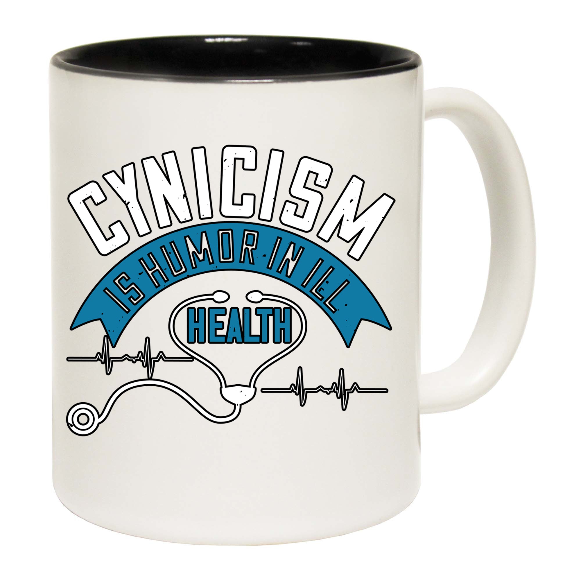 Cynicism Is Humor In Ill Health - Funny Coffee Mug