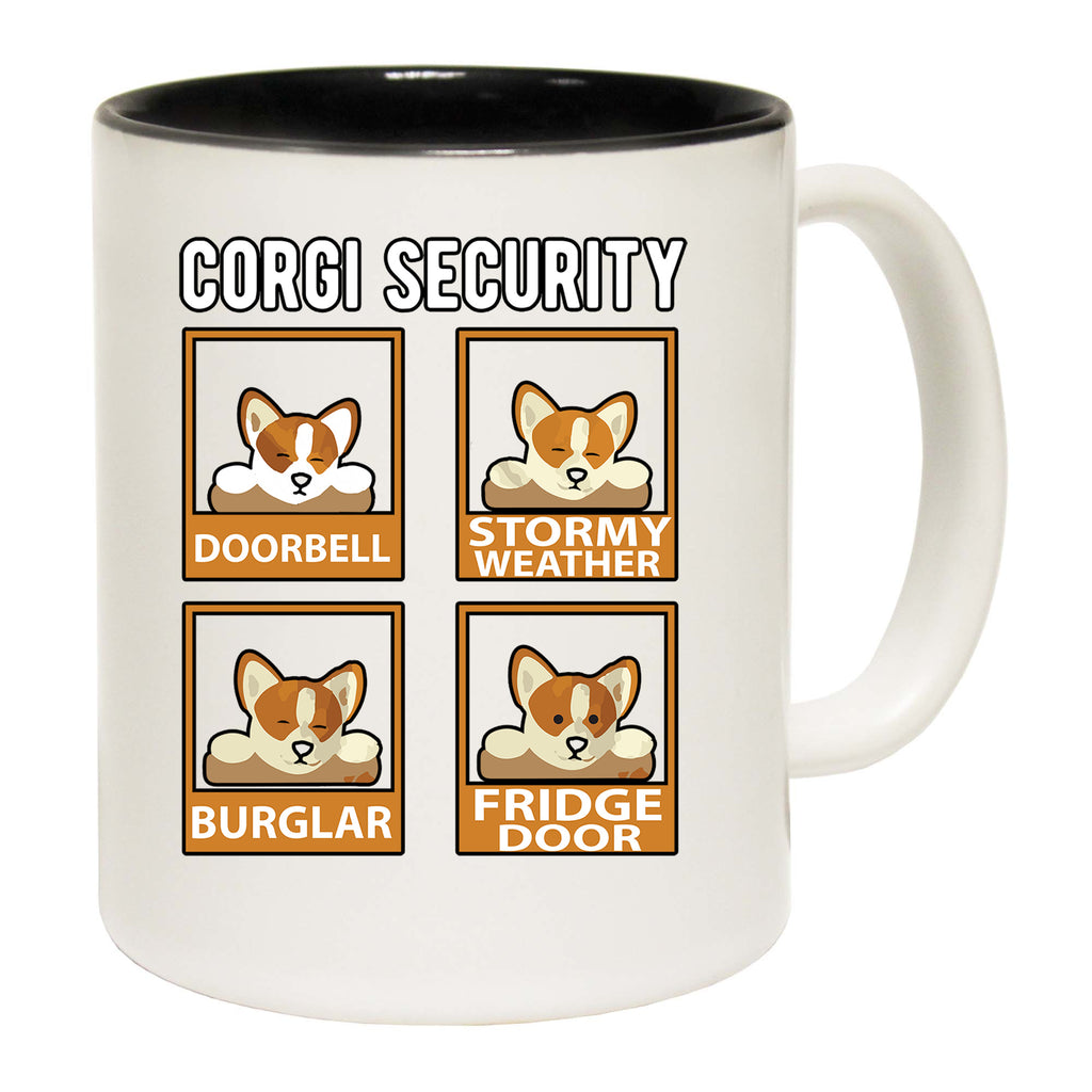 Corgi Security Dog Dogs - Funny Coffee Mug