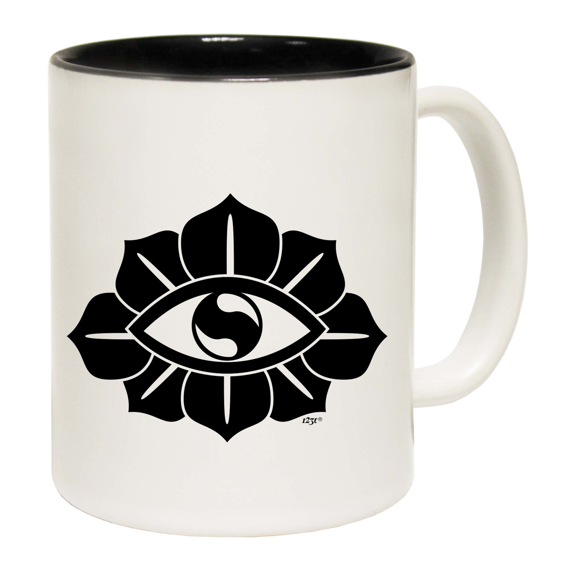 Festival Flower Eye White - Funny Coffee Mug Cup