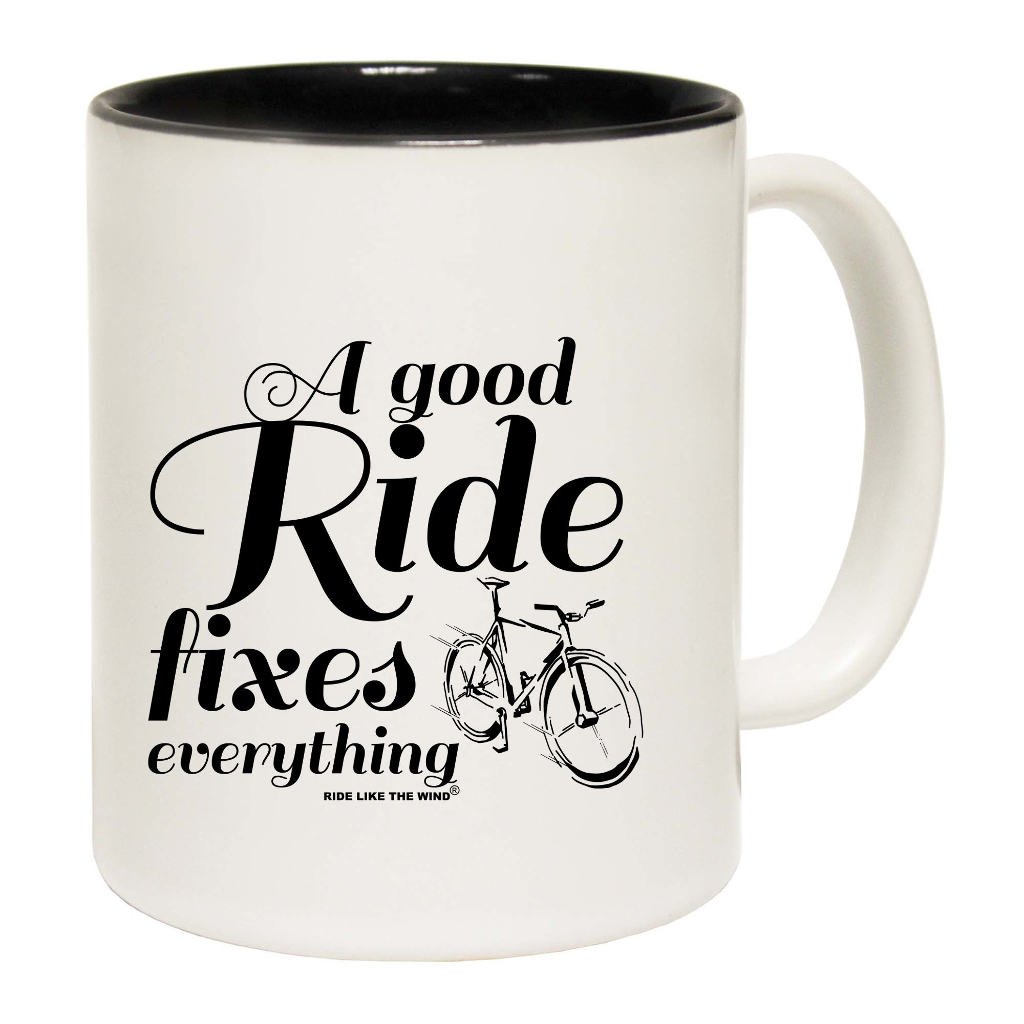 Rltw A Good Ride Fixes Everything - Funny Coffee Mug