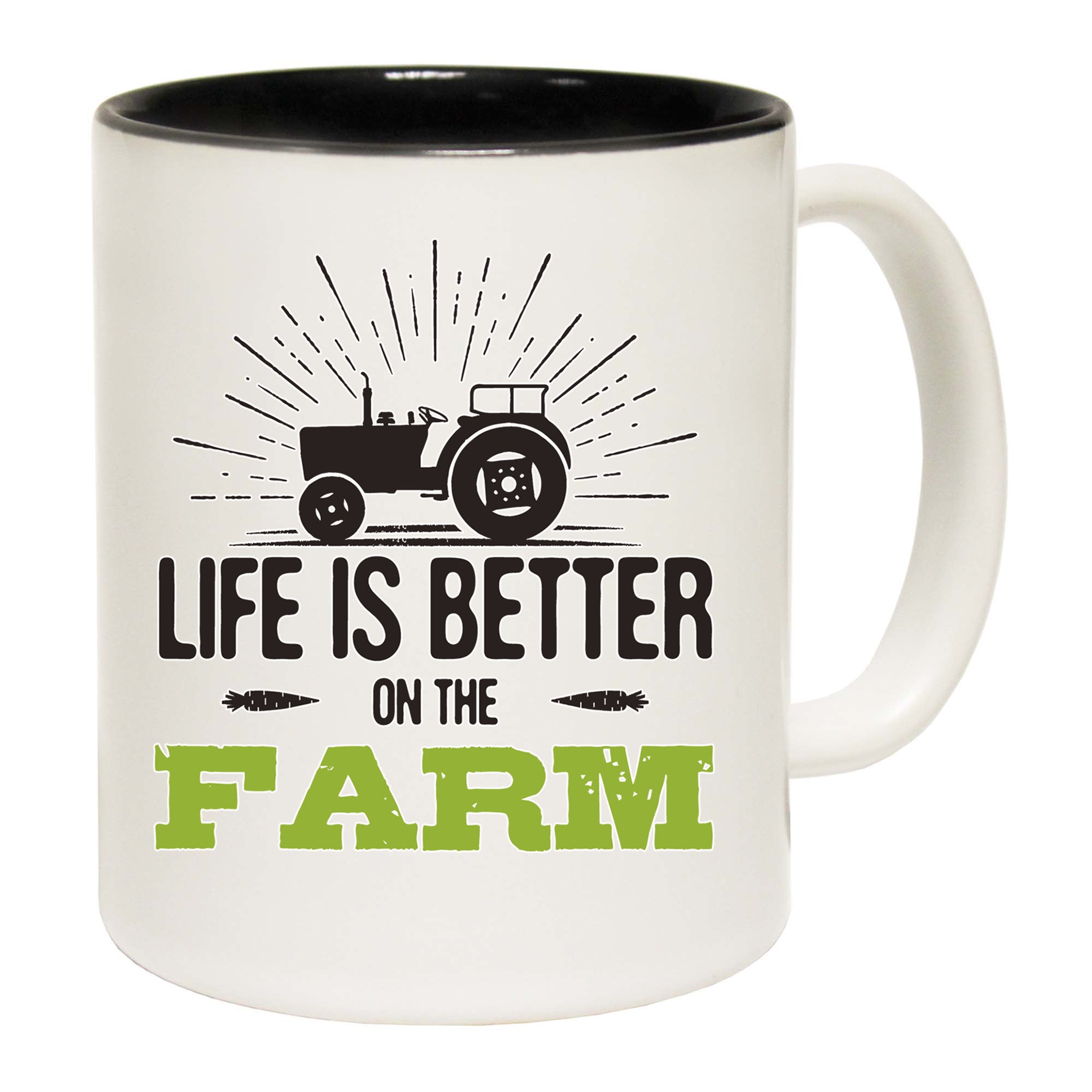 Life Is Better On The Farm Tractor - Funny Coffee Mug