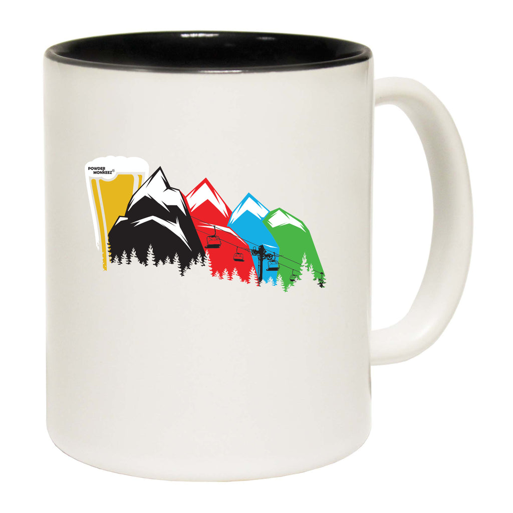 Pm Ski Lift To Beer - Funny Coffee Mug