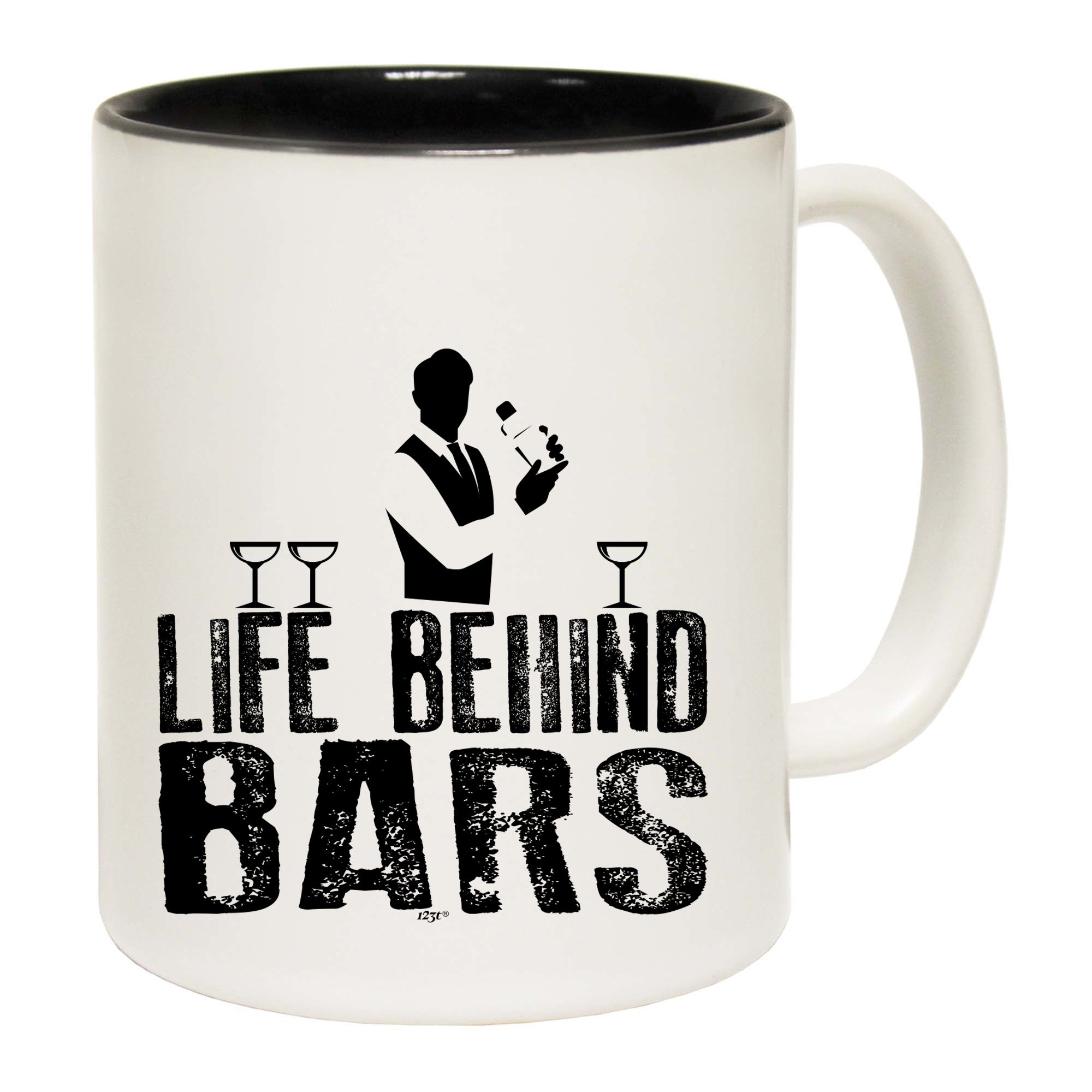 Life Behind Bars Barman - Funny Coffee Mug