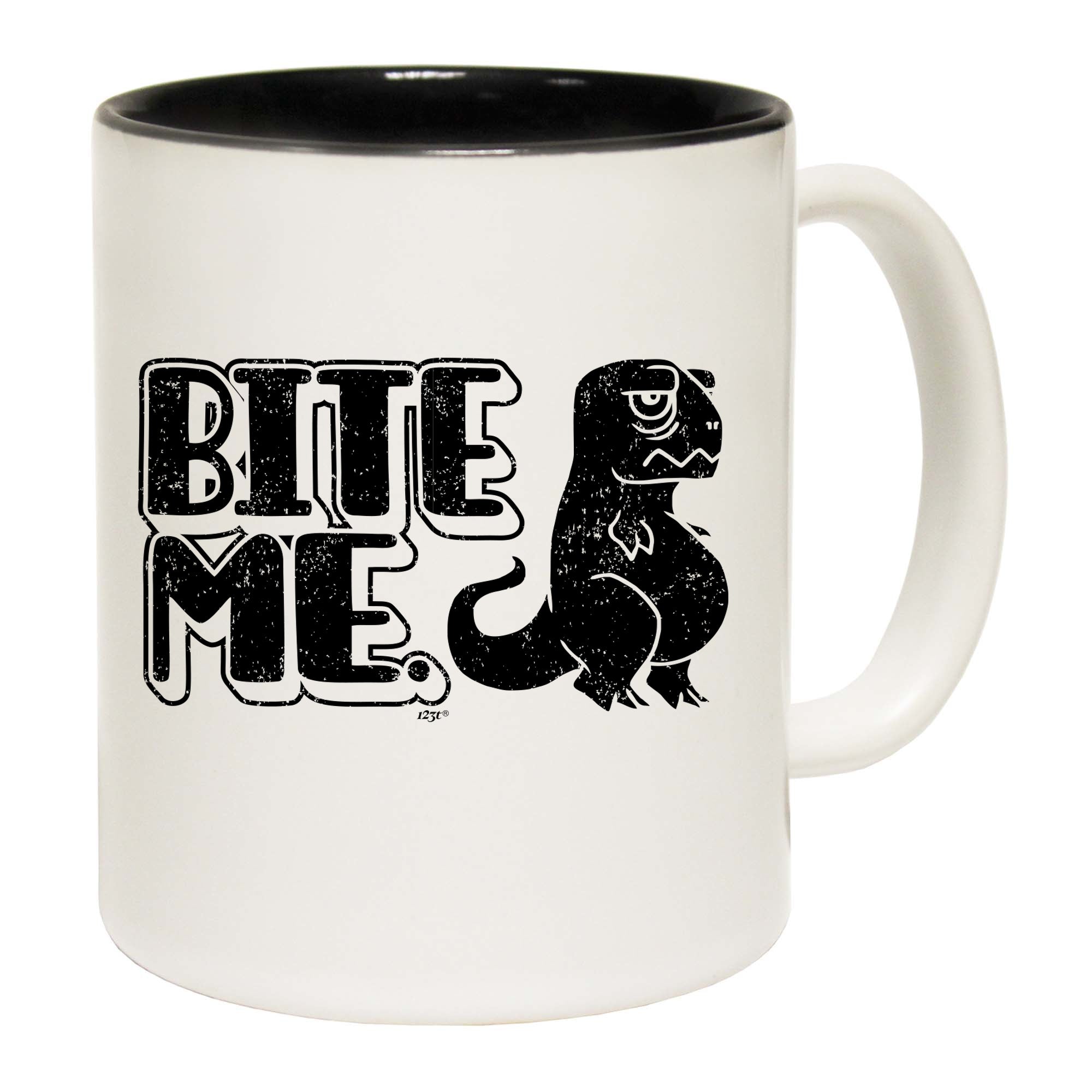 Bite Me Dinosaur - Funny Coffee Mug Cup
