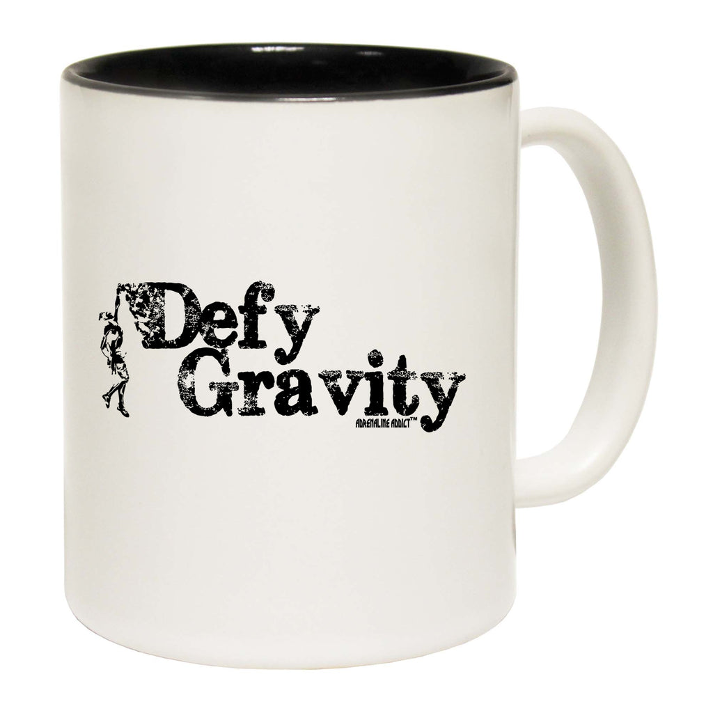 Defy Gravity Rock Climbing - Funny Coffee Mug