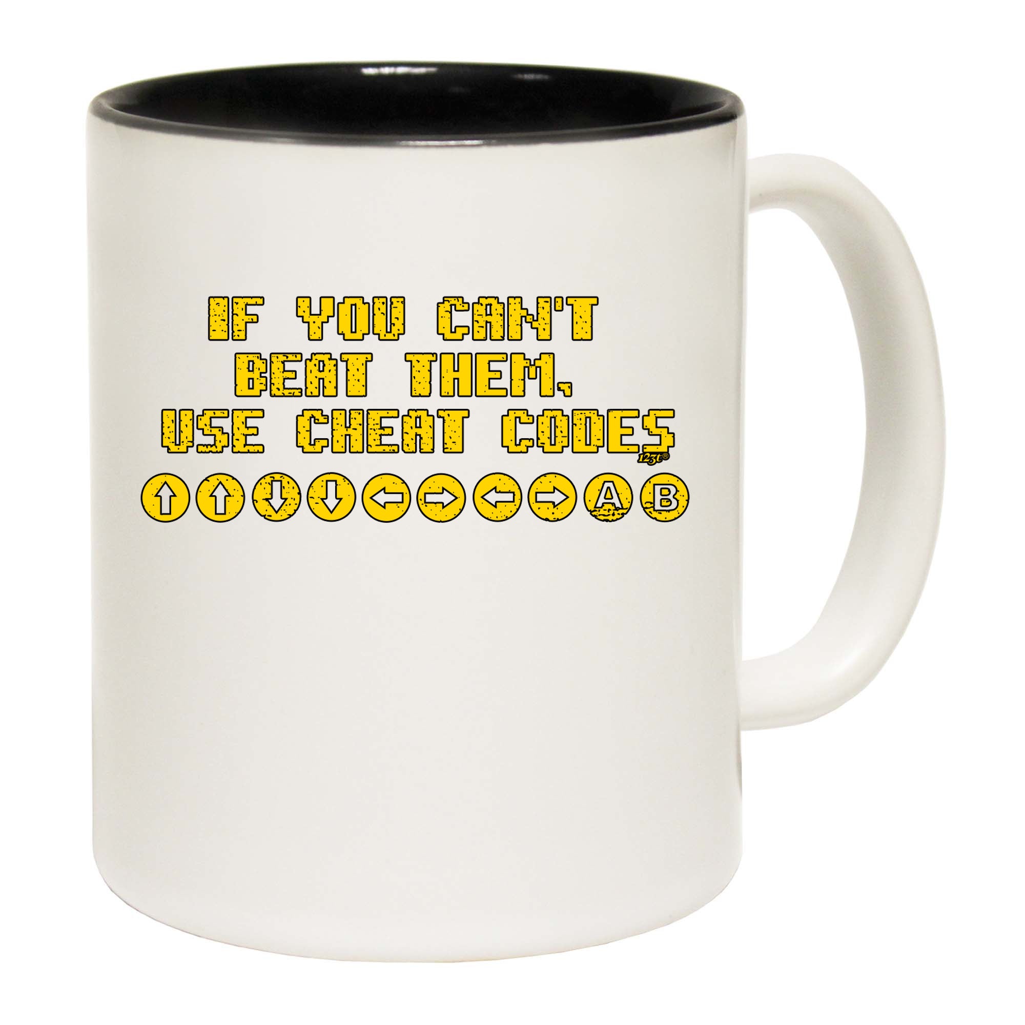 If You Cant Beat Them Use Cheat Codes - Funny Coffee Mug Cup