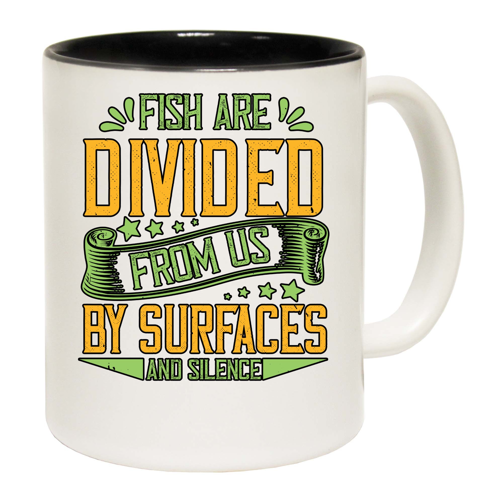 Fish Are Divided From Us By Surfaces And Silence - Funny Coffee Mug