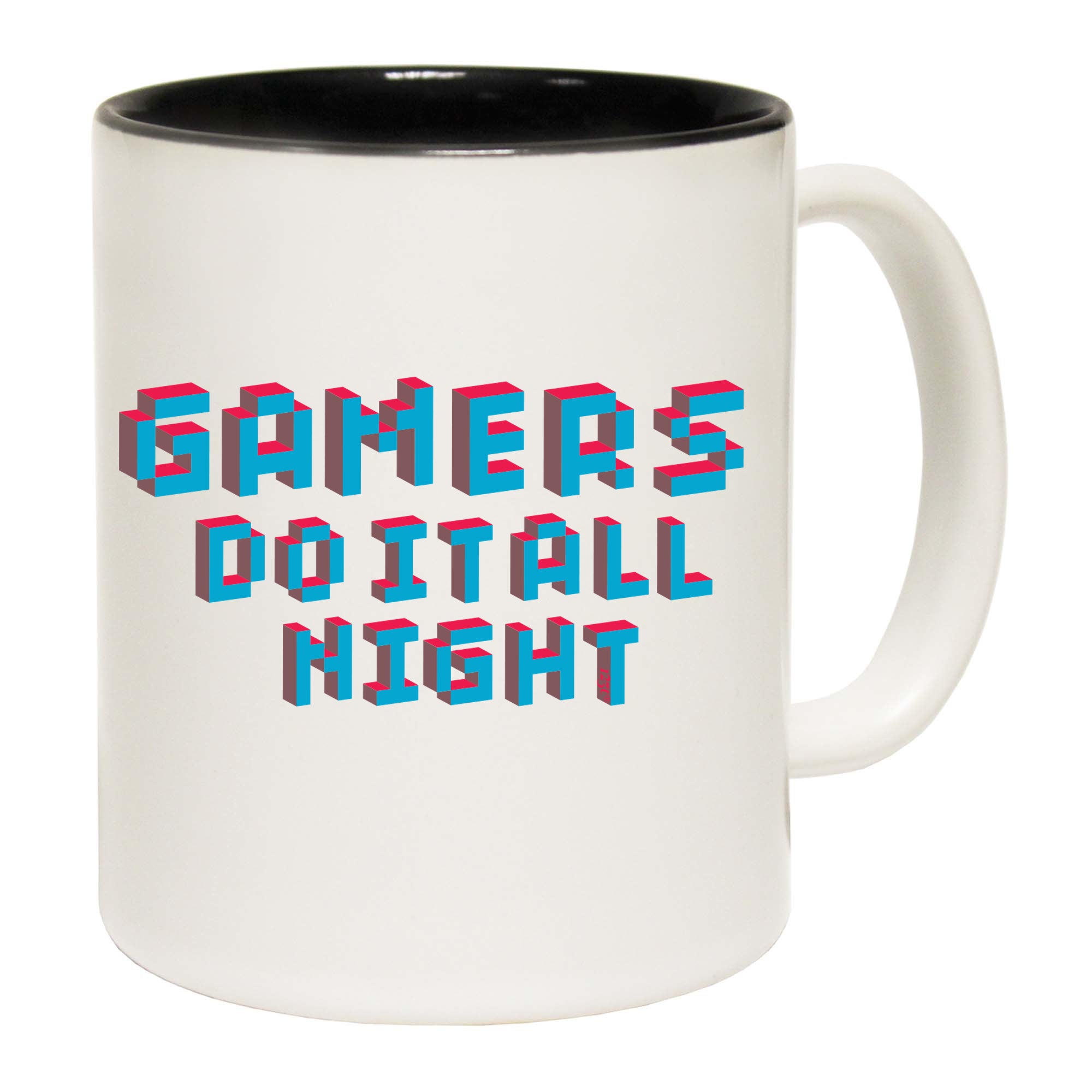 Gamers Do It All Night - Funny Coffee Mug Cup