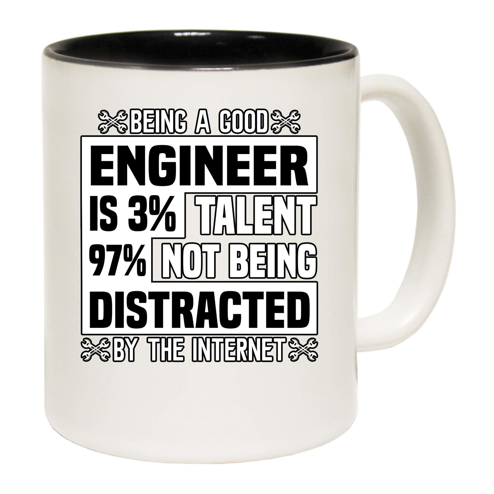 Being A Good Enginjeer Is 3 Talent 97 - Funny Coffee Mug