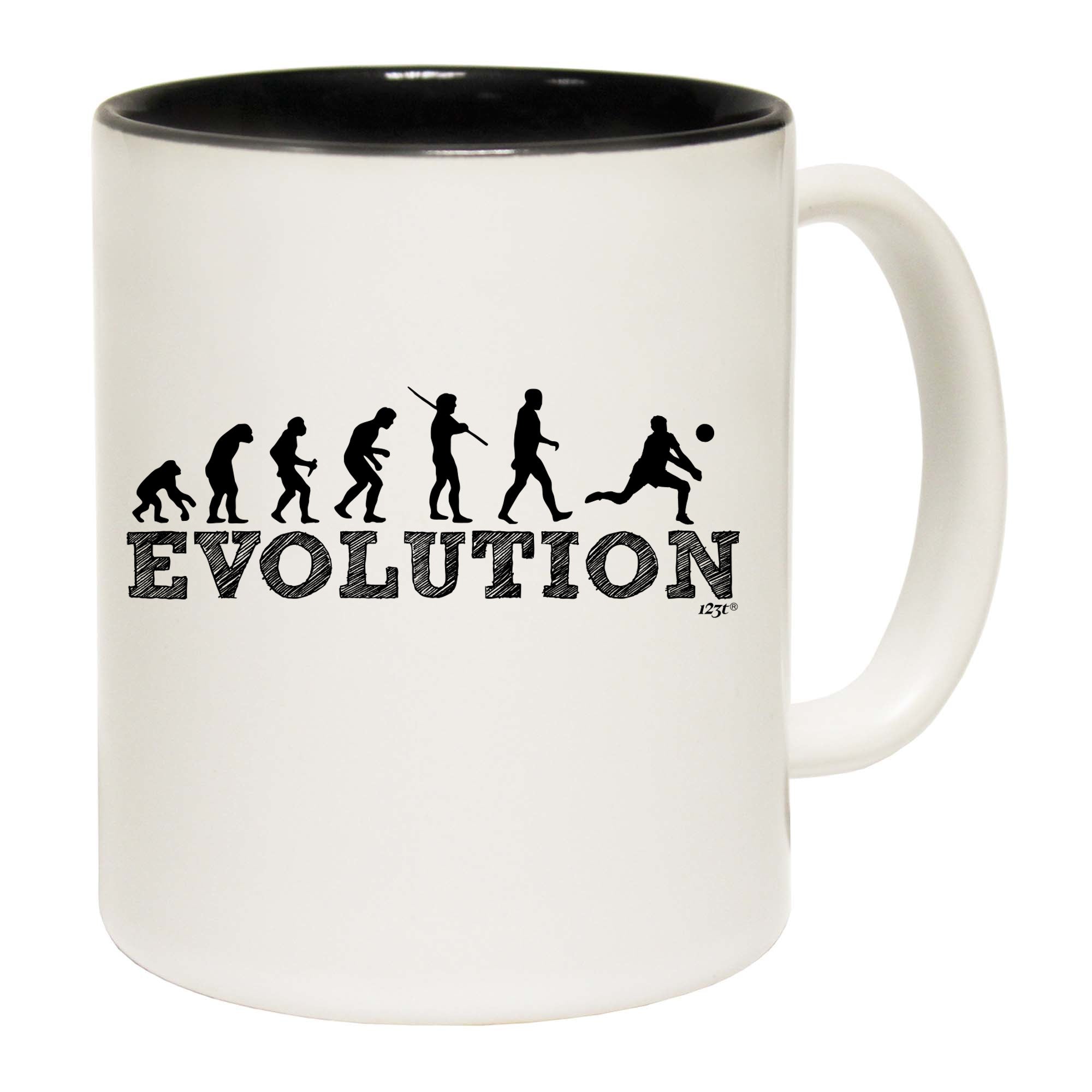 Evolution Volleyball - Funny Coffee Mug Cup