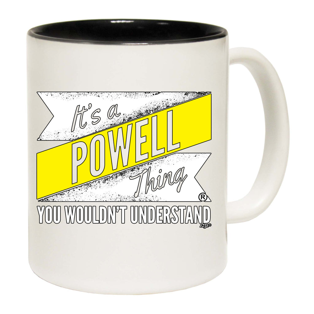 Powell V2 Surname Thing - Funny Coffee Mug