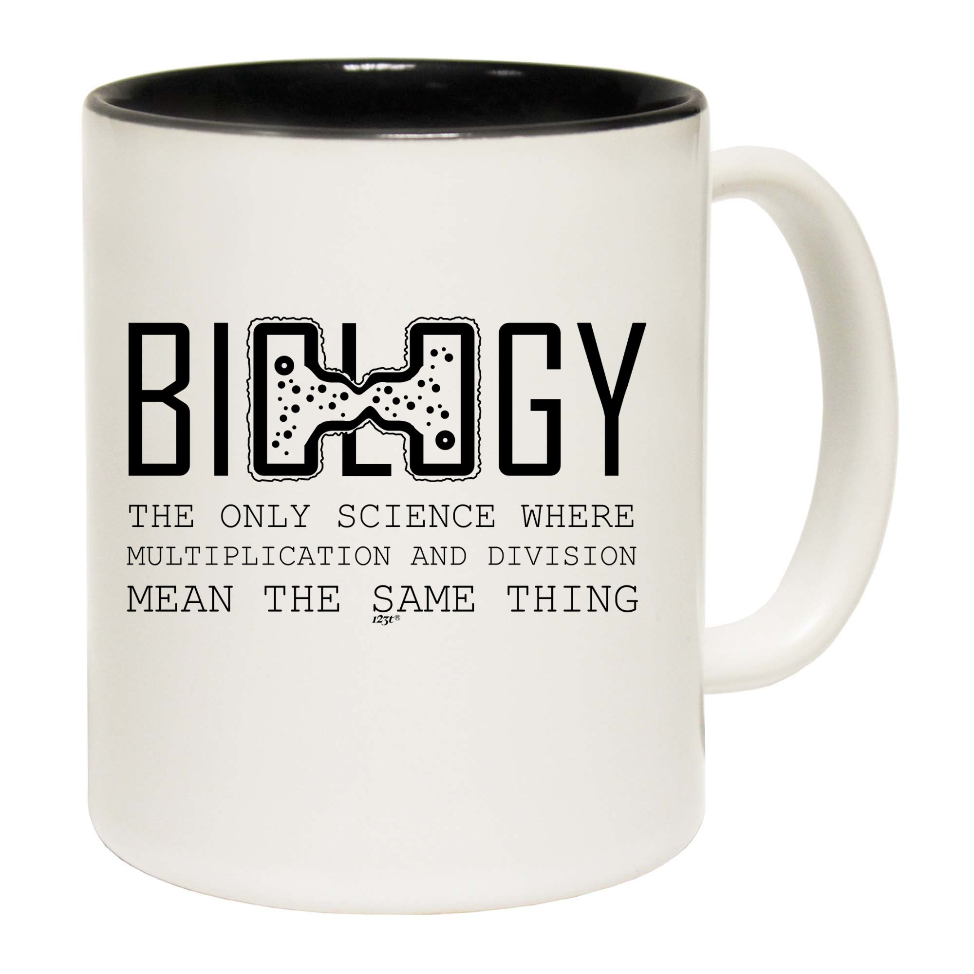 Biology The Only Science Where Multiplication And Division - Funny Coffee Mug Cup