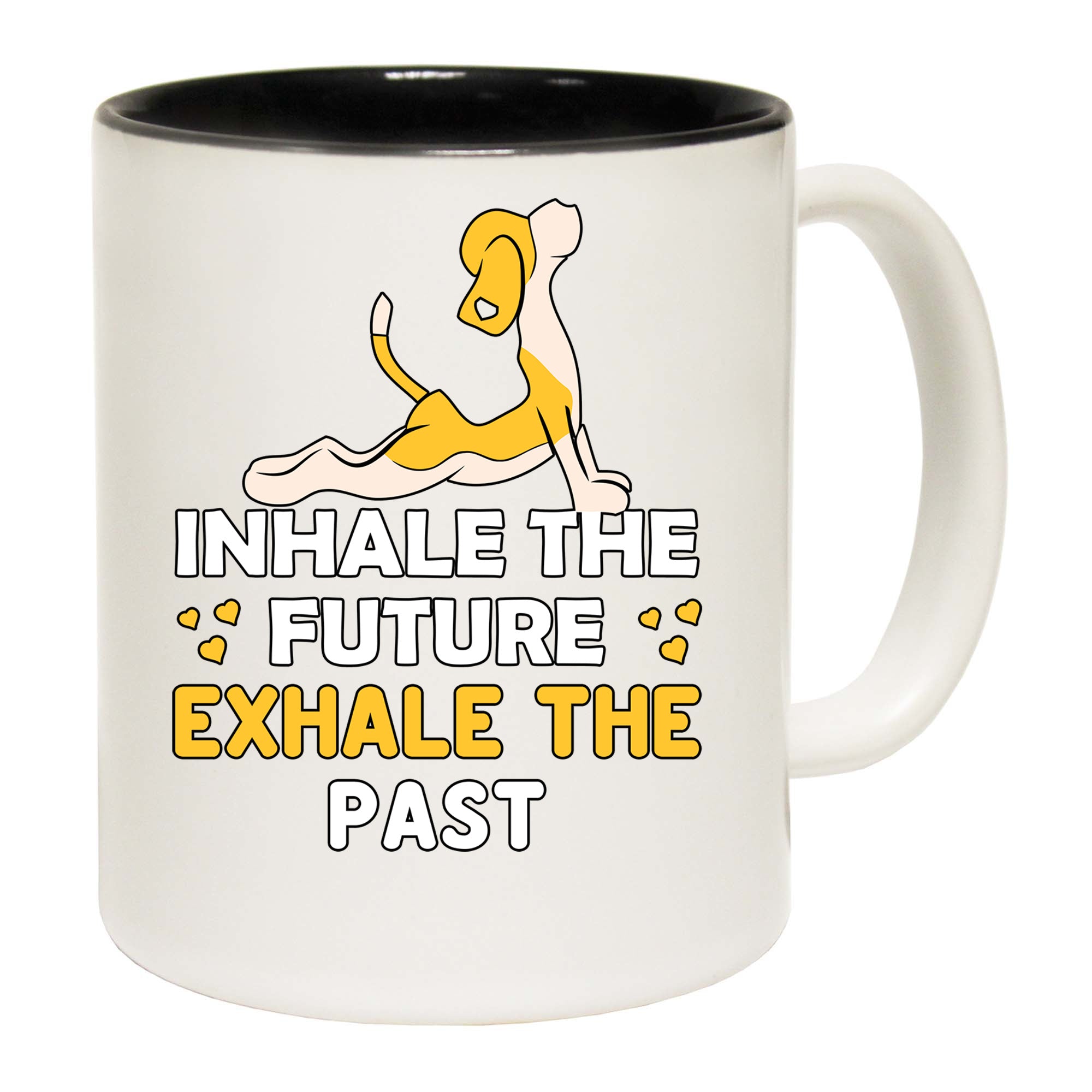Inhale The Future Exhale The Past Yoga - Funny Coffee Mug