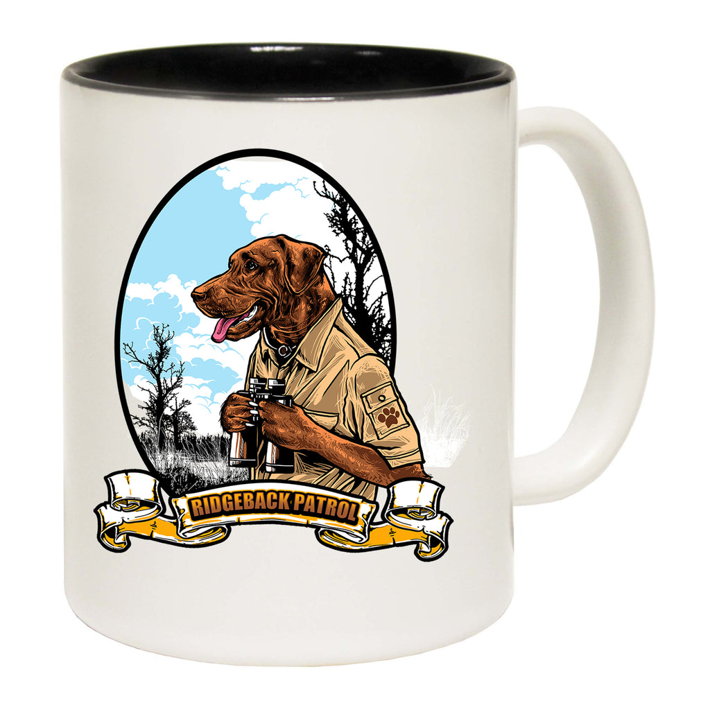 Ridgeback Patrol Dog Hound Dogs - Funny Coffee Mug