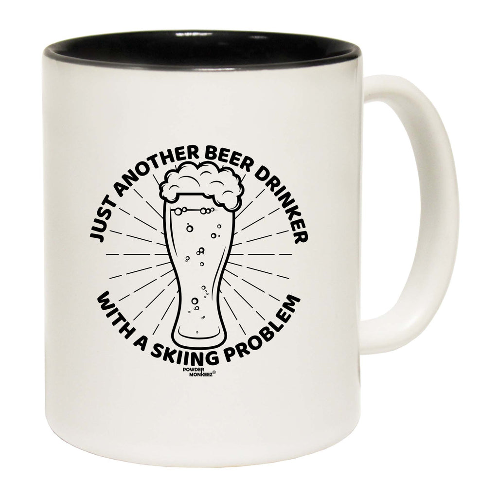 Pm Just Another Beer Drinker Skiing Problem - Funny Coffee Mug