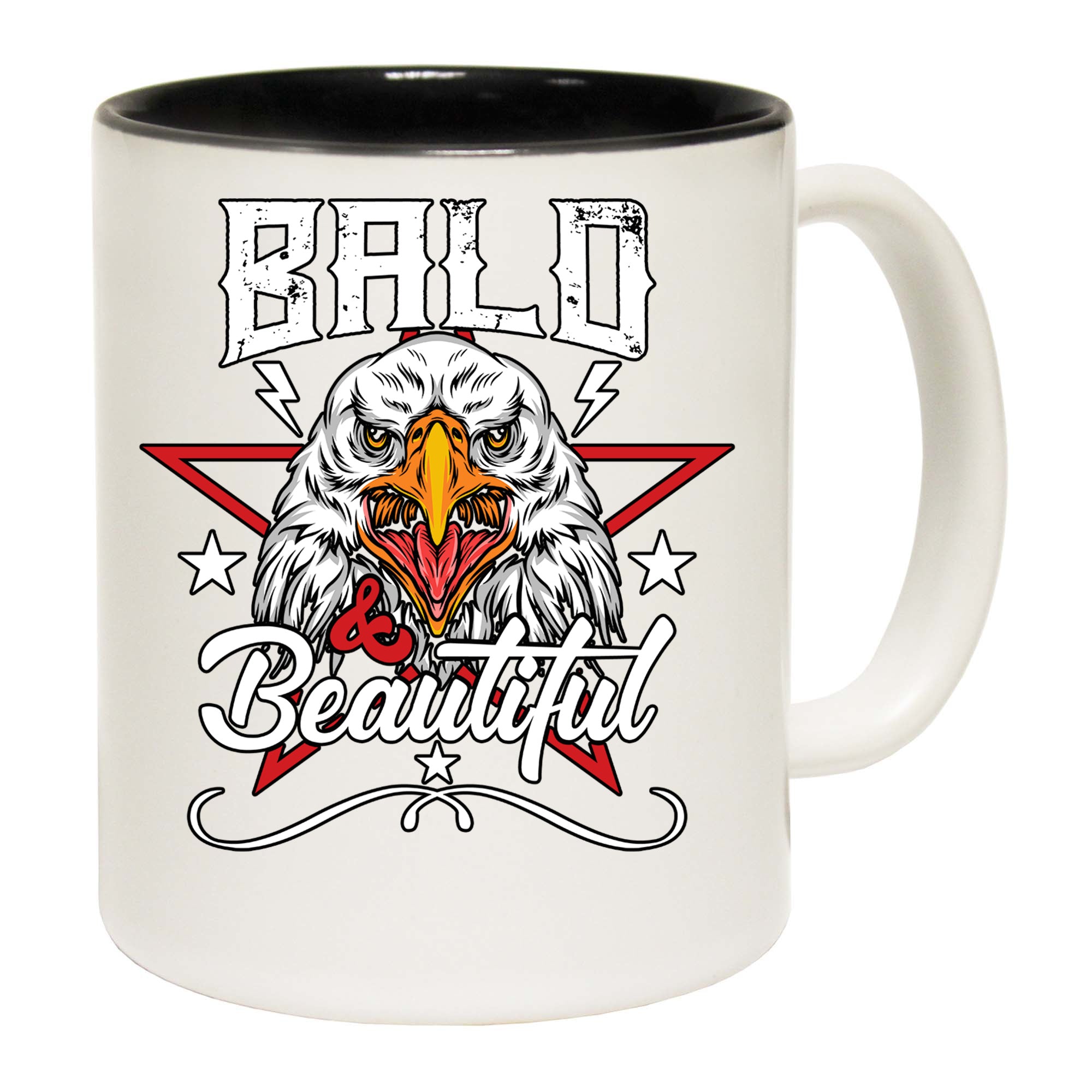 Bald And Beautiful Eagle Bird - Funny Coffee Mug