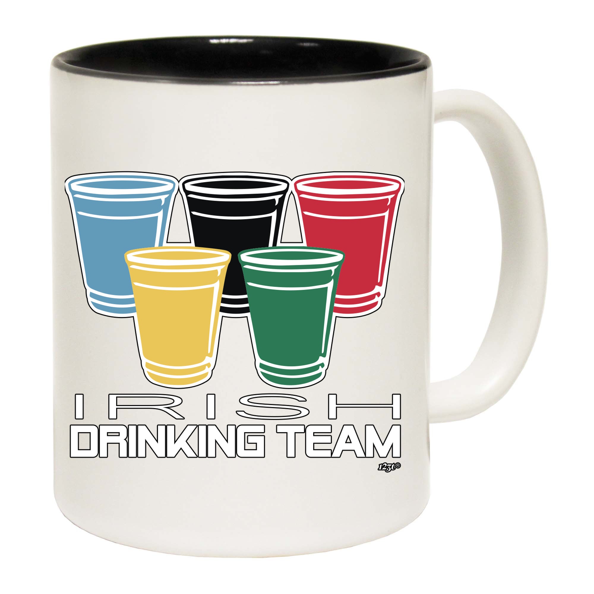 Irish Drinking Team Glasses - Funny Coffee Mug Cup
