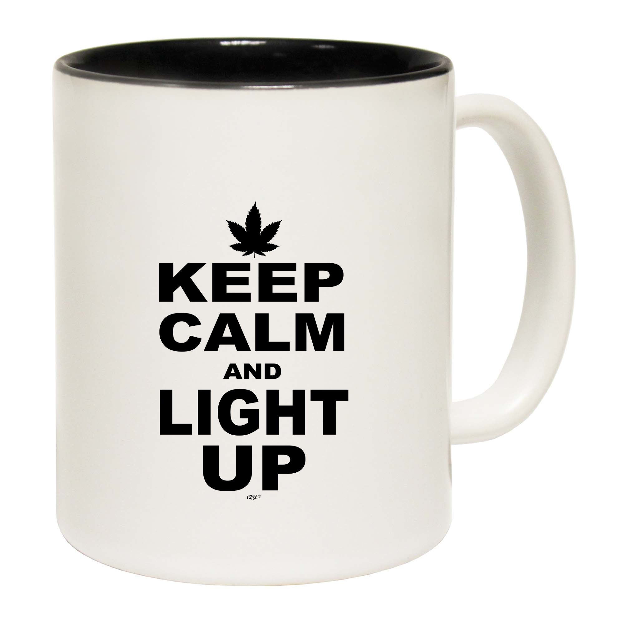 Keep Calm And Light Up - Funny Coffee Mug