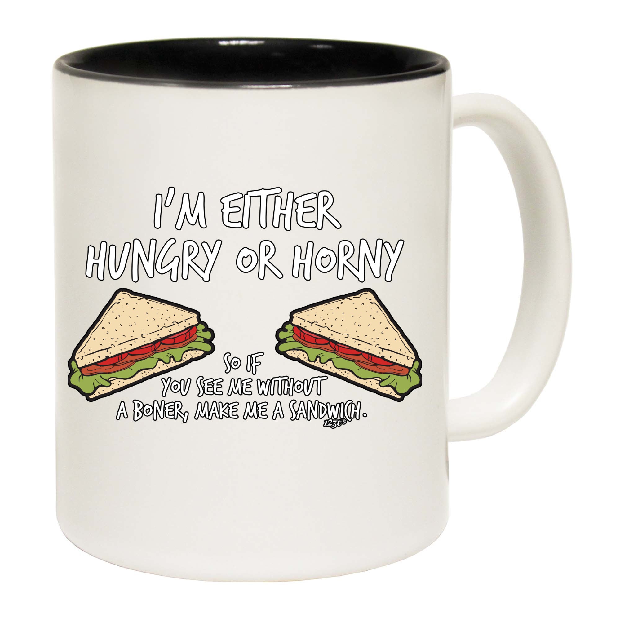 Im Either Hungry Or Horny - Funny Coffee Mug Cup