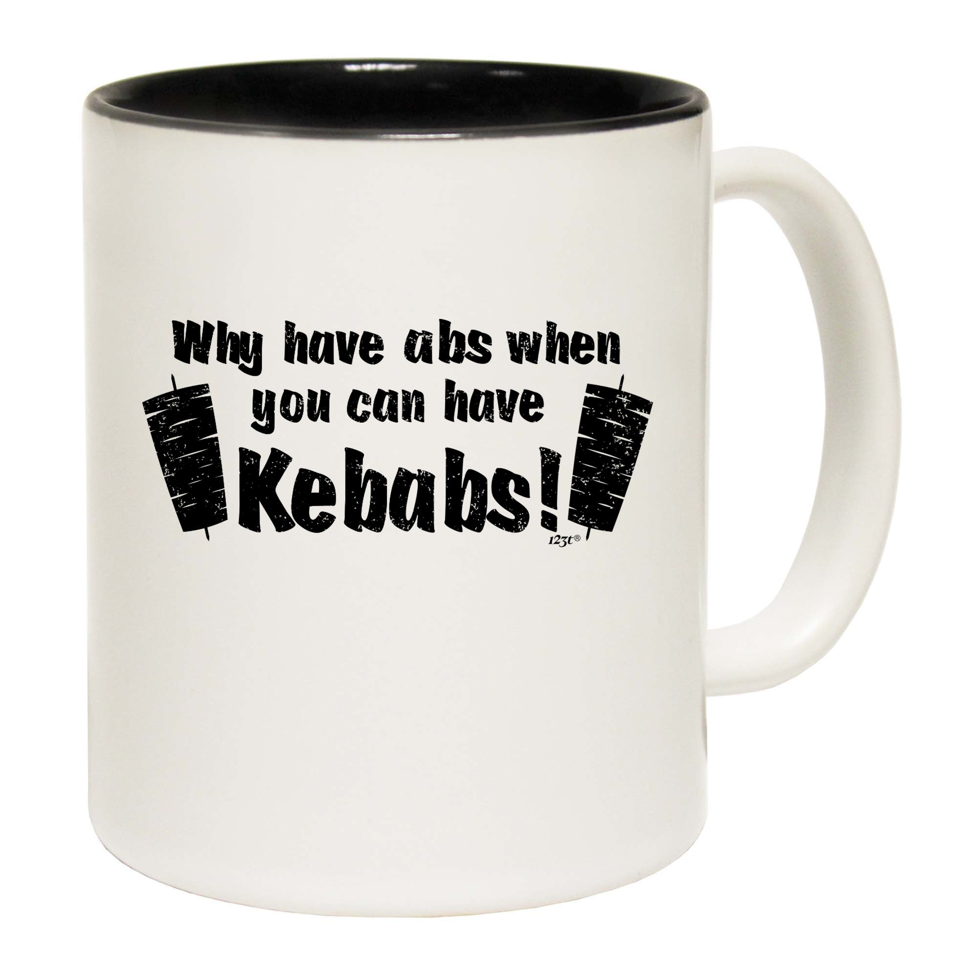 Why Have Abs When You Can Have Kebabs - Funny Coffee Mug