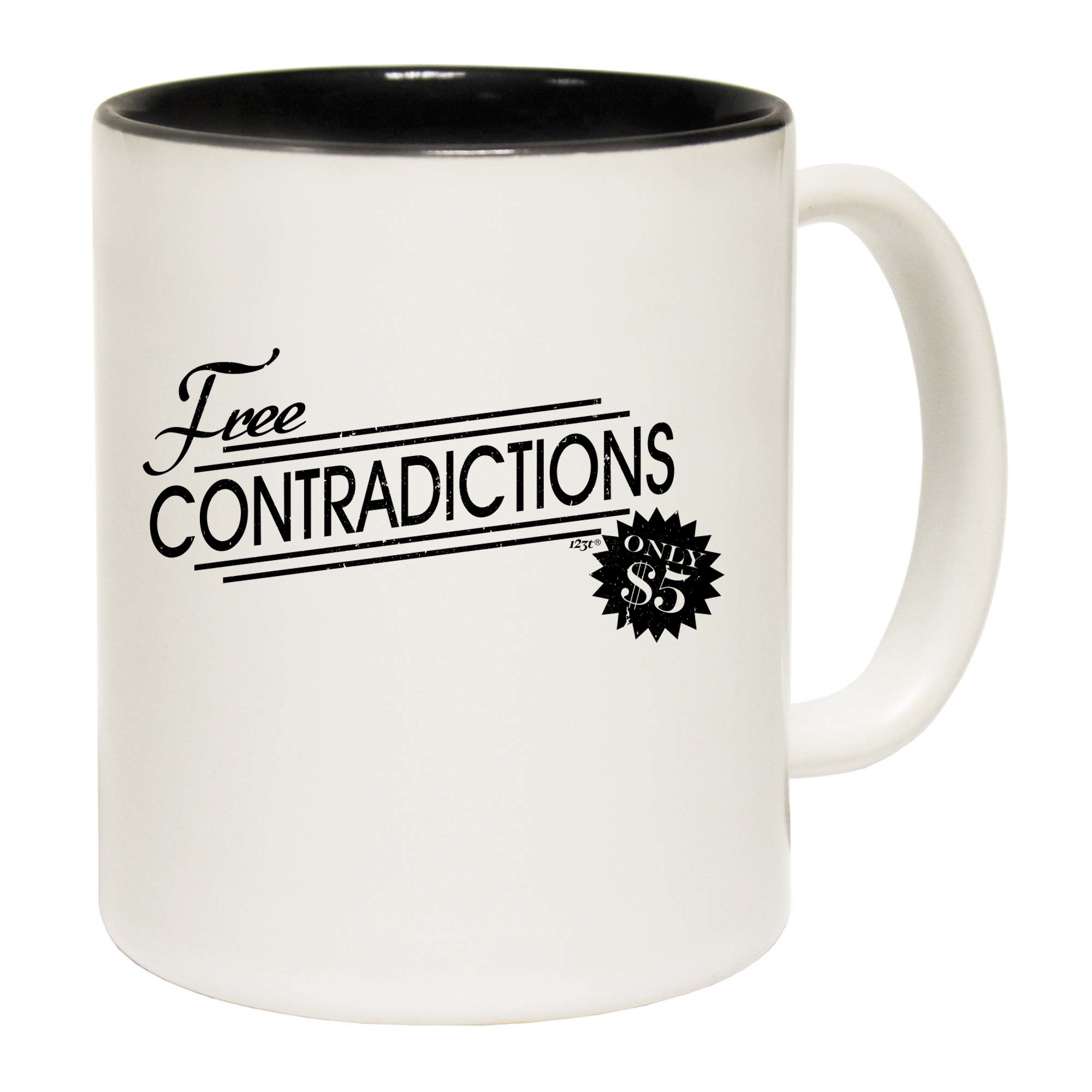 Free Contradictions - Funny Coffee Mug Cup