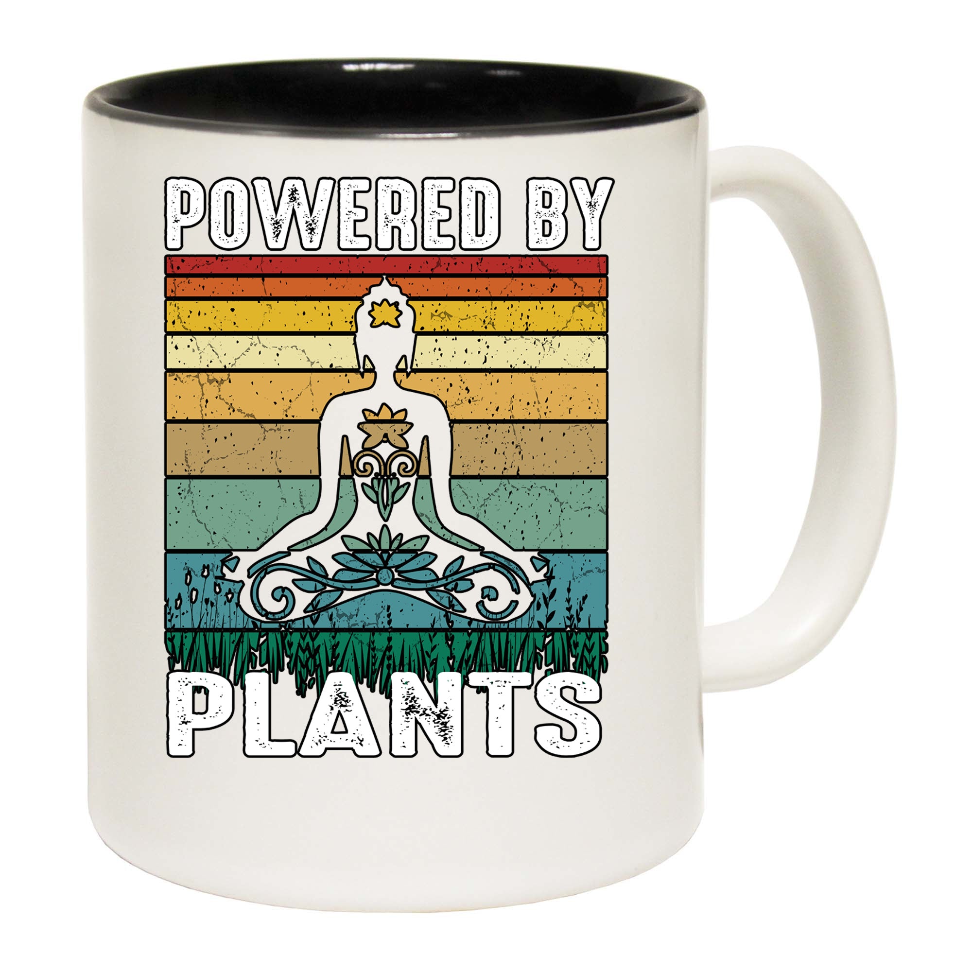 Vegan Powered By Plants - Funny Coffee Mug