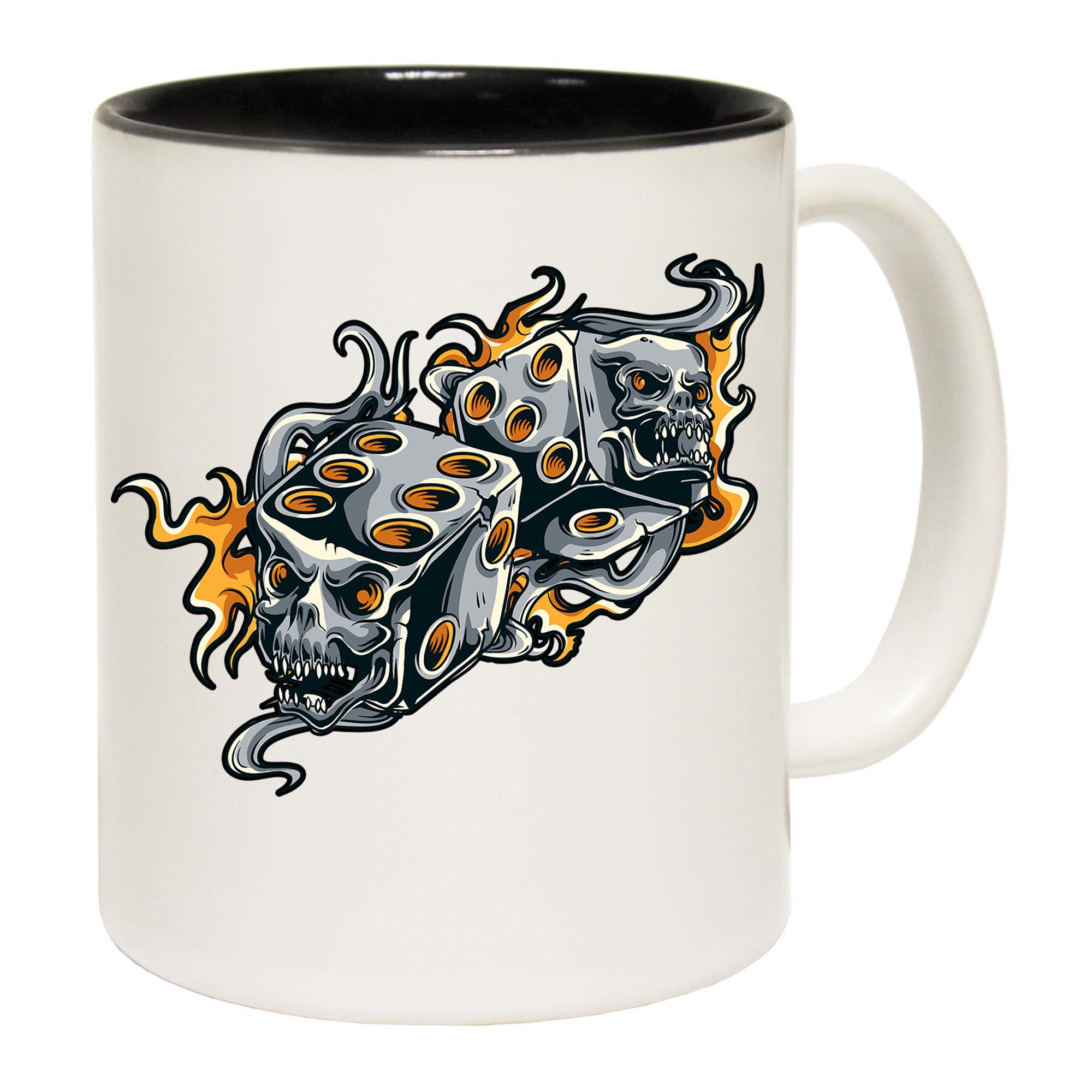 Skull Dice - Funny Coffee Mug