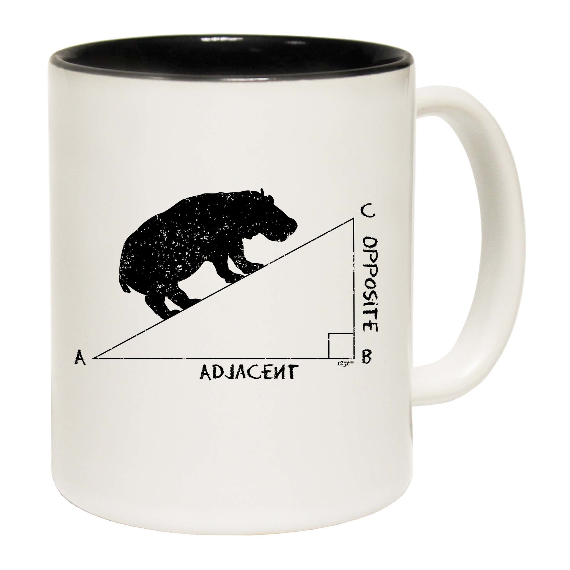 Hypotenuse Hippo Hippopotamus - Funny Coffee Mug Cup